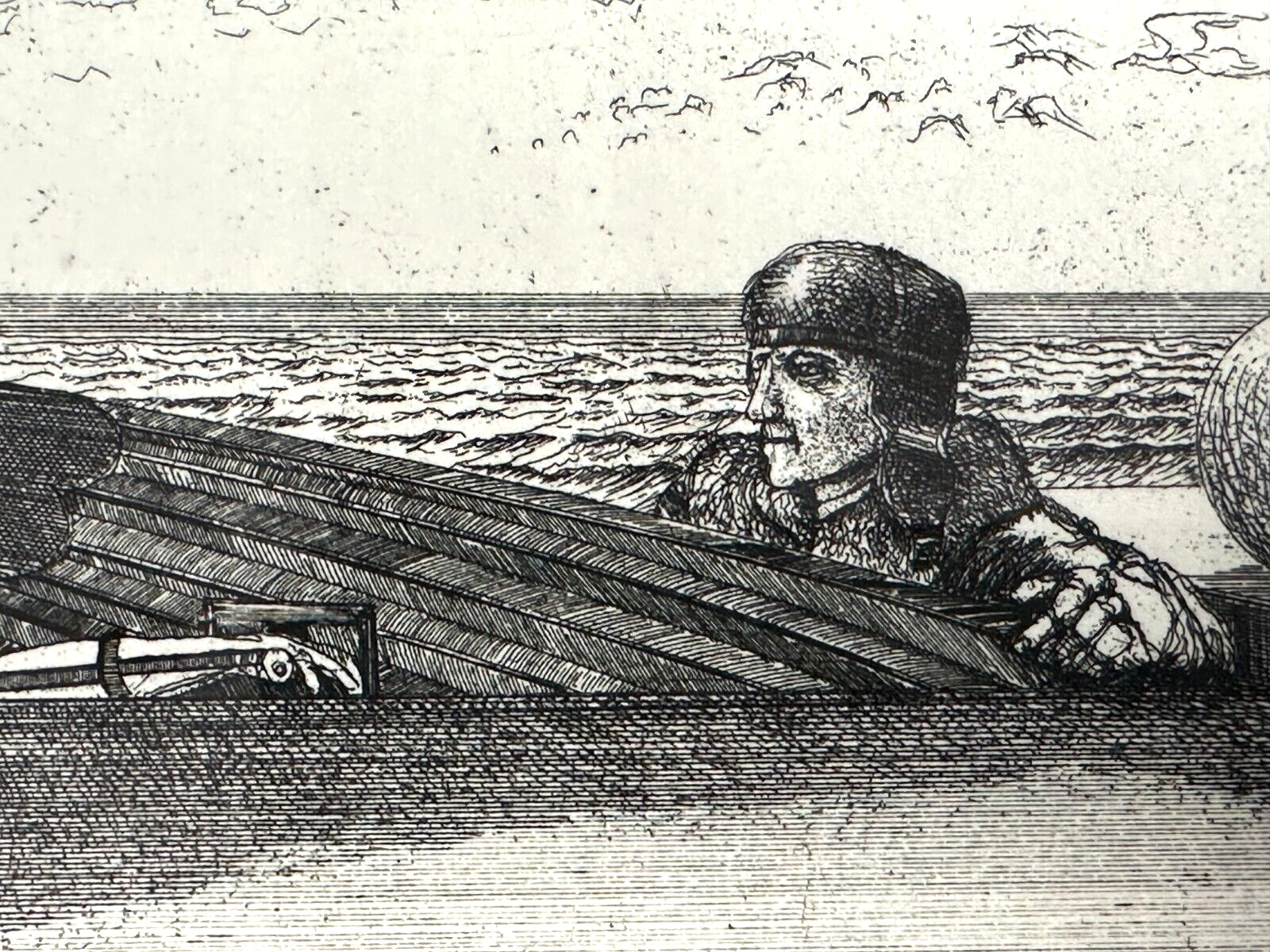 Moritz Baumgartl 1934-2024 - Radierung - 'Die Entlassung/Flugvorbereitung' 19796