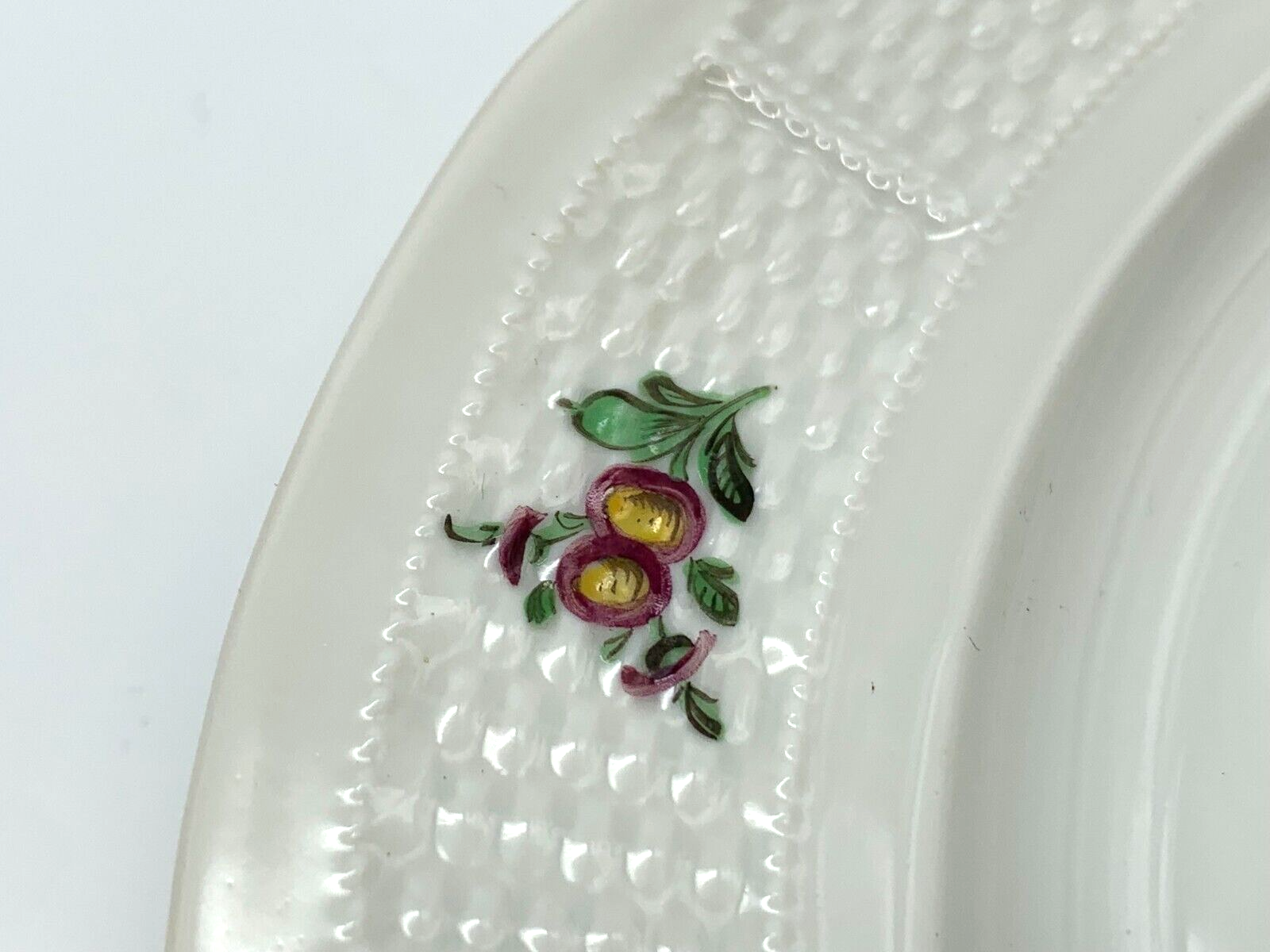 Nymphenburg - Porzellan Teller - Blumenbukett - ca 1920/30 - Streublumen Bukett4