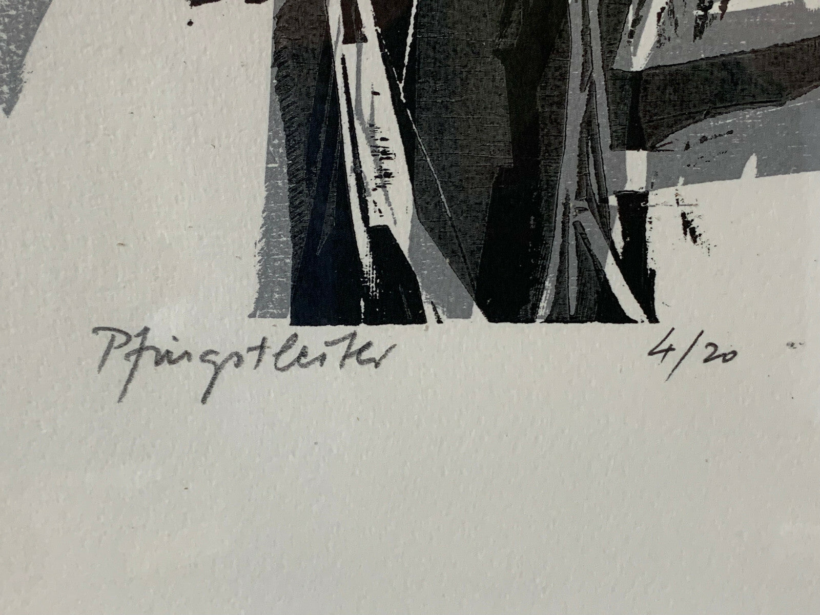 Gerd Fabritius - Farbserigraphie - Pfingstleiter - signiert - limitiert gerahmt5