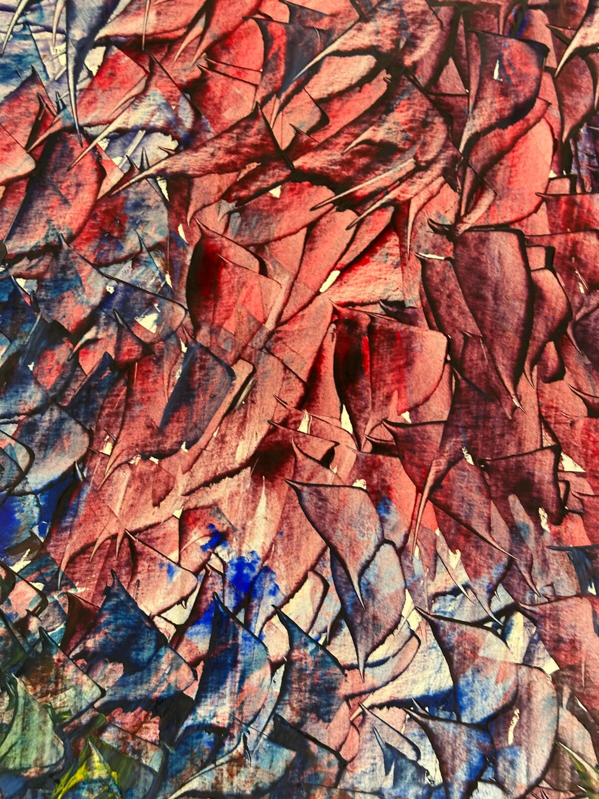 Alfred Tatzel - Öl auf Hartfaser - Mutationen - farbliche Komposition - signiert4