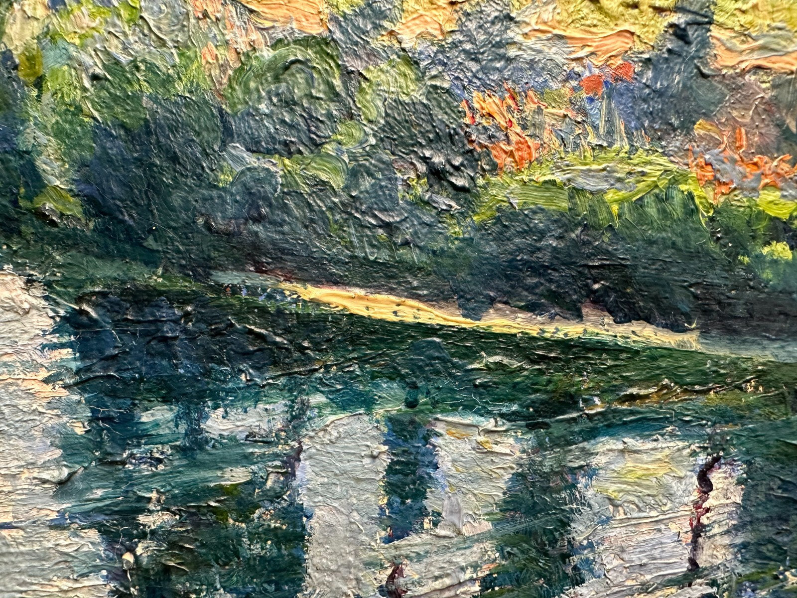 Öl auf Leinwand - Impressionismus - Landschaftsgemälde - Carl Wittek 19234