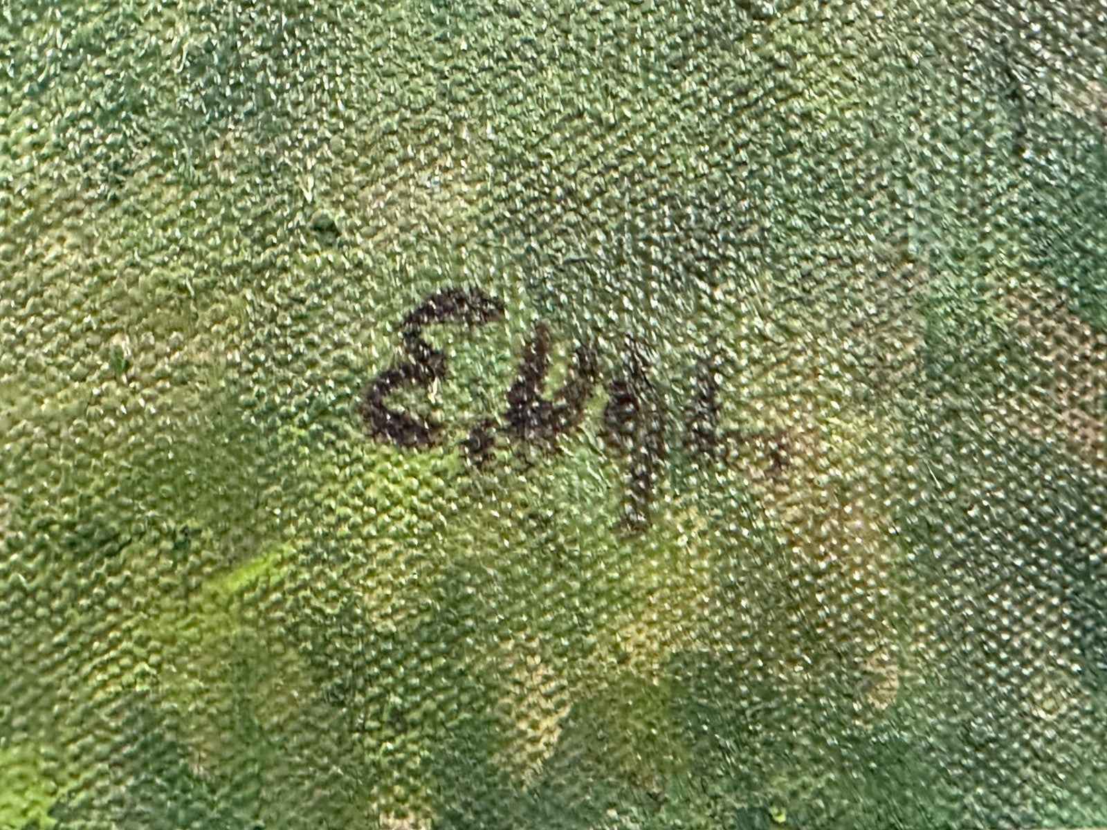 Emil Uhl (1864–1945) – Ansicht von Langenburg (Hohenlohe) um 1924, Öl auf LW11