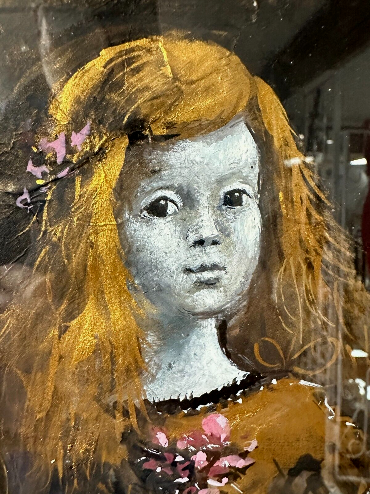 S. Wagner - Mischtechnik - Hommage an Velázquez & Murillo - Infanta Margarita3