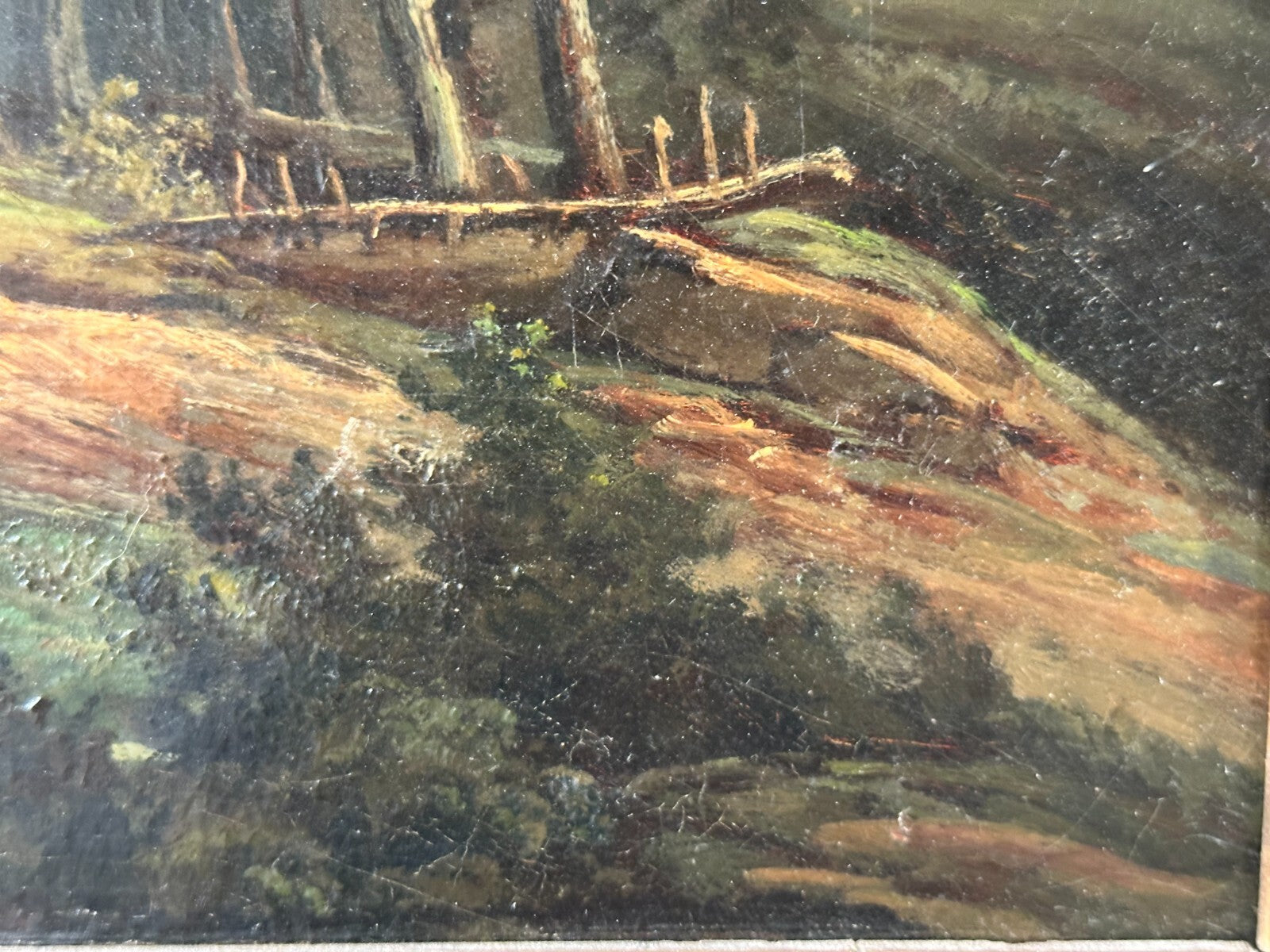 Öl auf Leinwand - Georg Emil Libert 1820-1908 - Berglandschaft 1877 - sign. dat.11