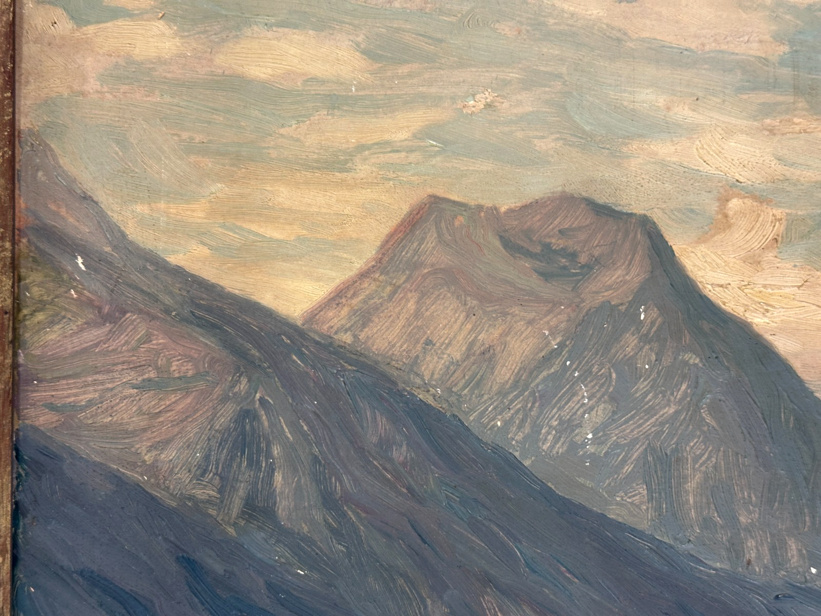 Max Werner (1928) - Ölbild Alpenlandschaft - signiert - Tirol Bayern - Öl auf Pl7