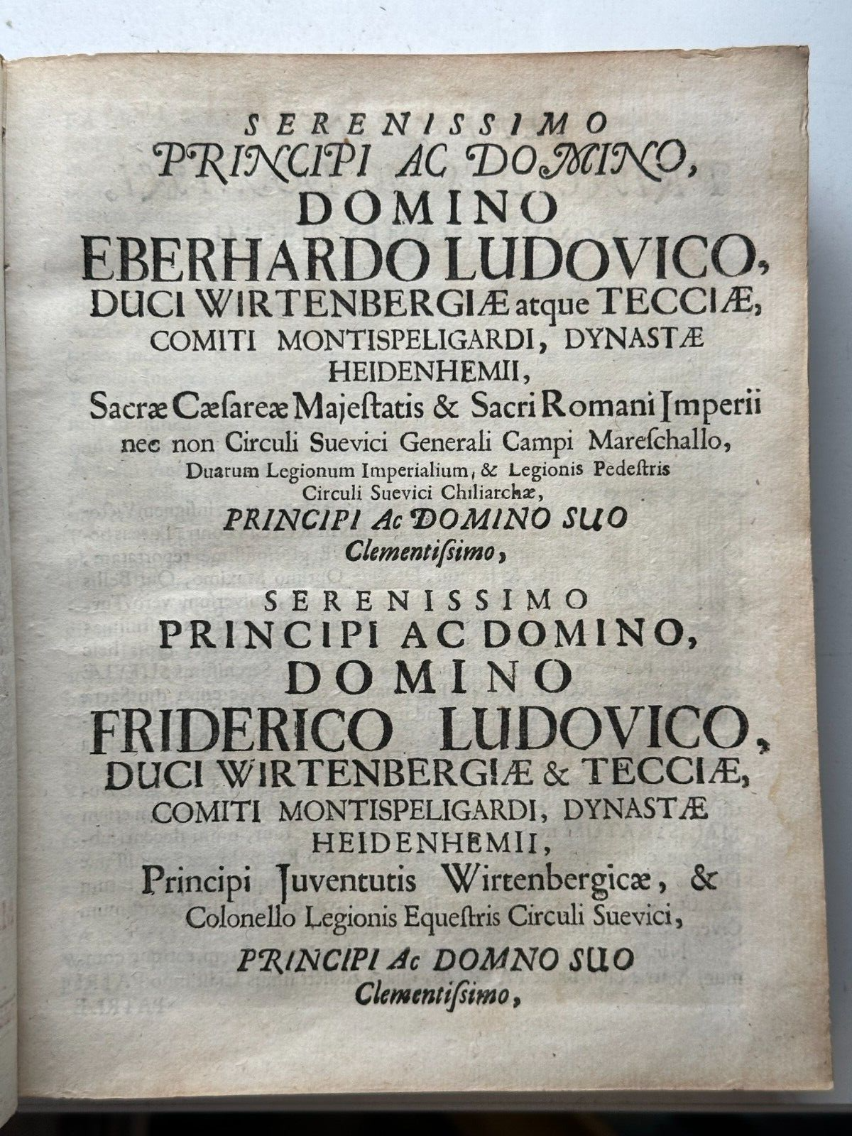 Johann Ulrich Pregitzer - Suevia Et Wirtembergia Sacra - Buch - 1717 Kuperstich9