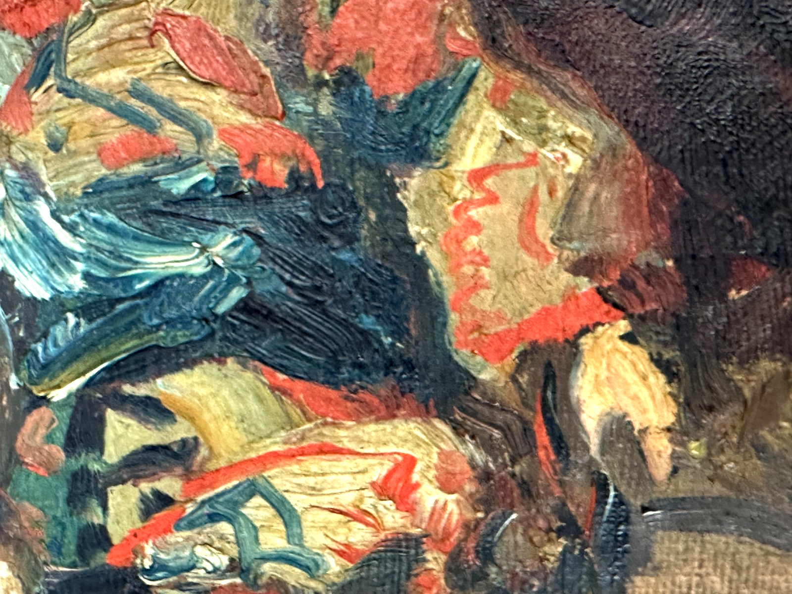 Albert Hubert (1878-?) – Japanische Puppen in Kimonos - Öl auf Masonit signiert8