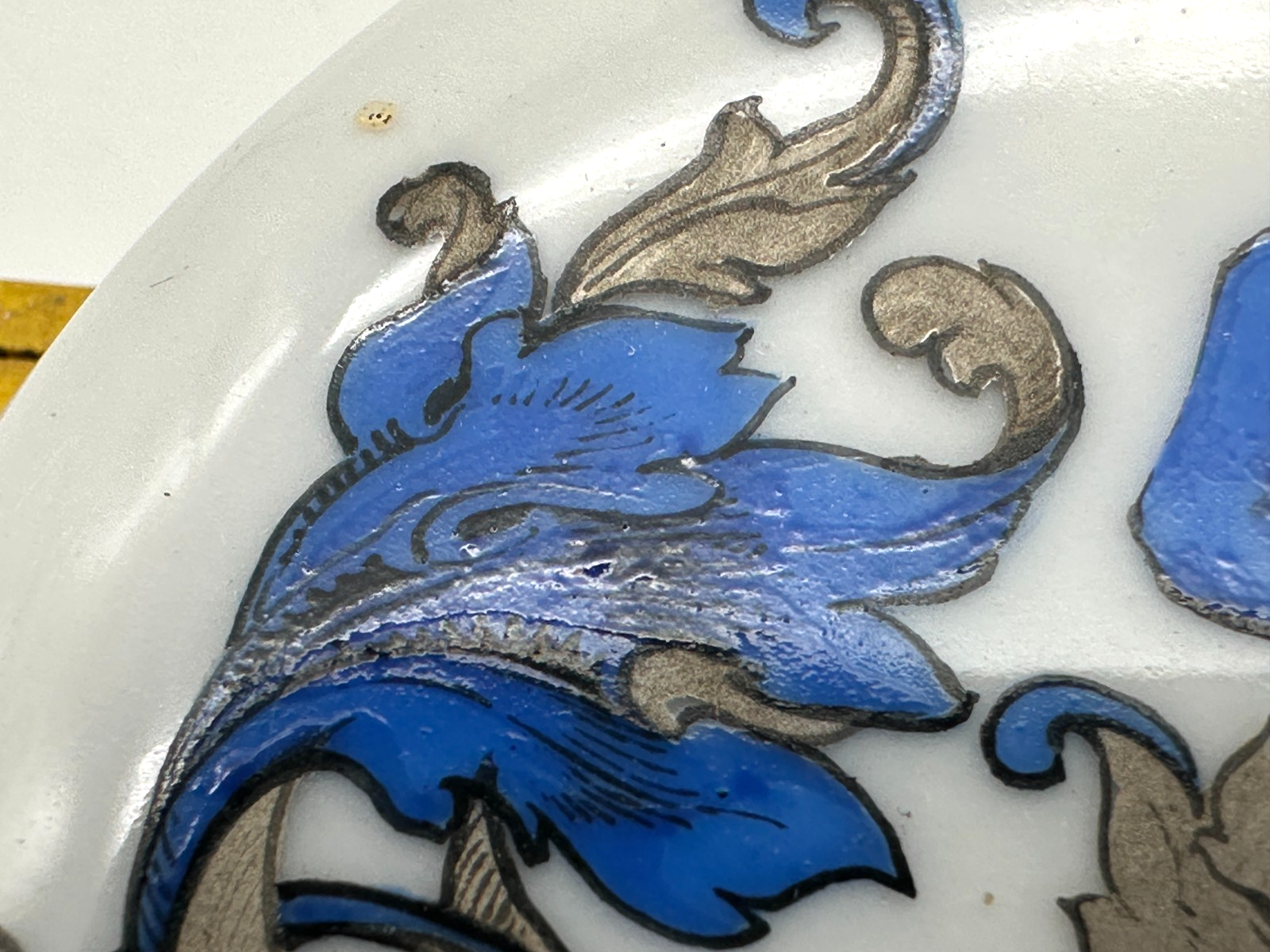 Studentika - Doppelwappen und Porträt - handbemalt um 1900 – Corps / Verbindung7