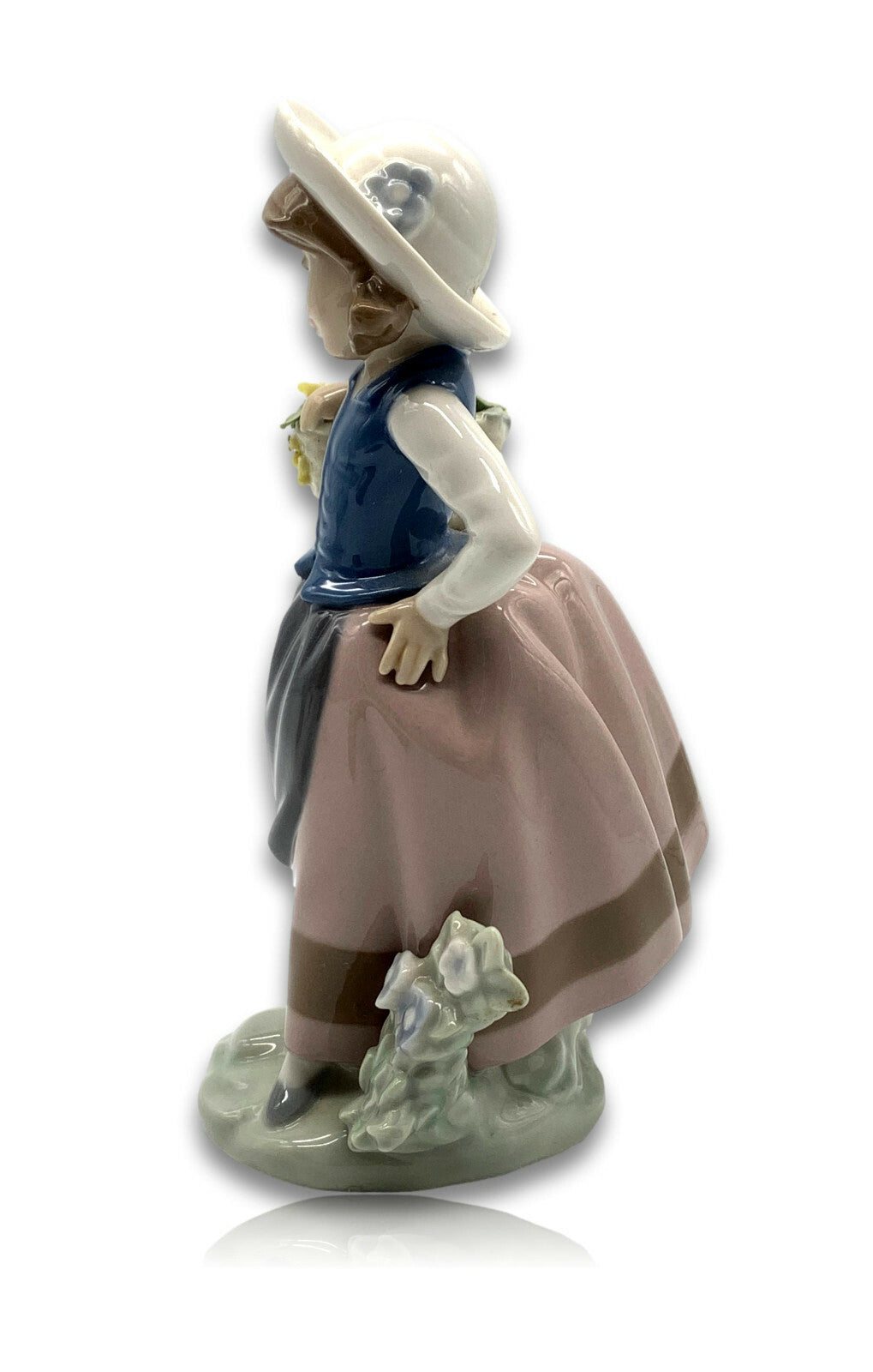 Lladro Figur - Nr.5221 - 'Sweet Scent' - Keramik - Mädchen - polychrome Bemalung2