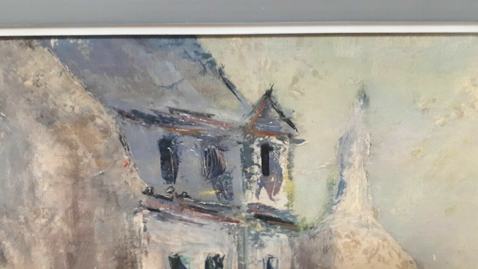 Robert Lauth - Paris Montmartre - Öldruck mit Struktur auf Leinwand - gerahmt5
