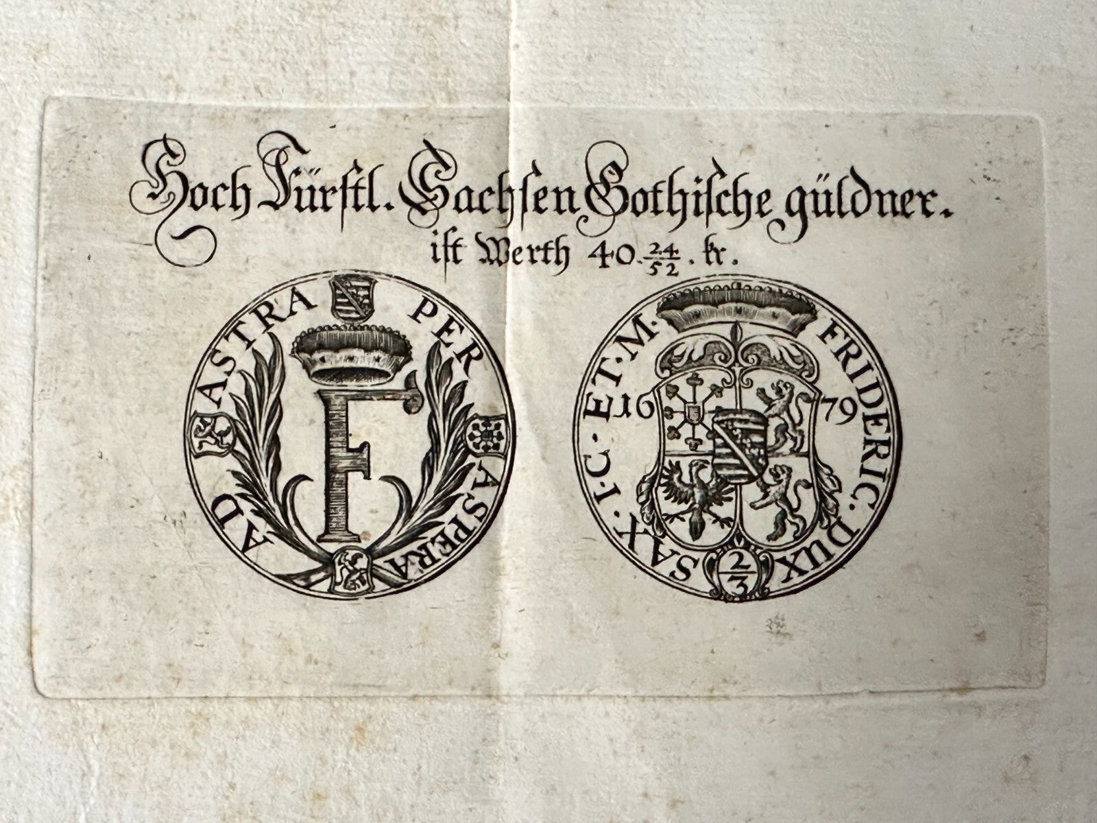 Einblattdruck - Friedrich Karl von Württemberg - 1688 - Warnung vor Falschgeld5