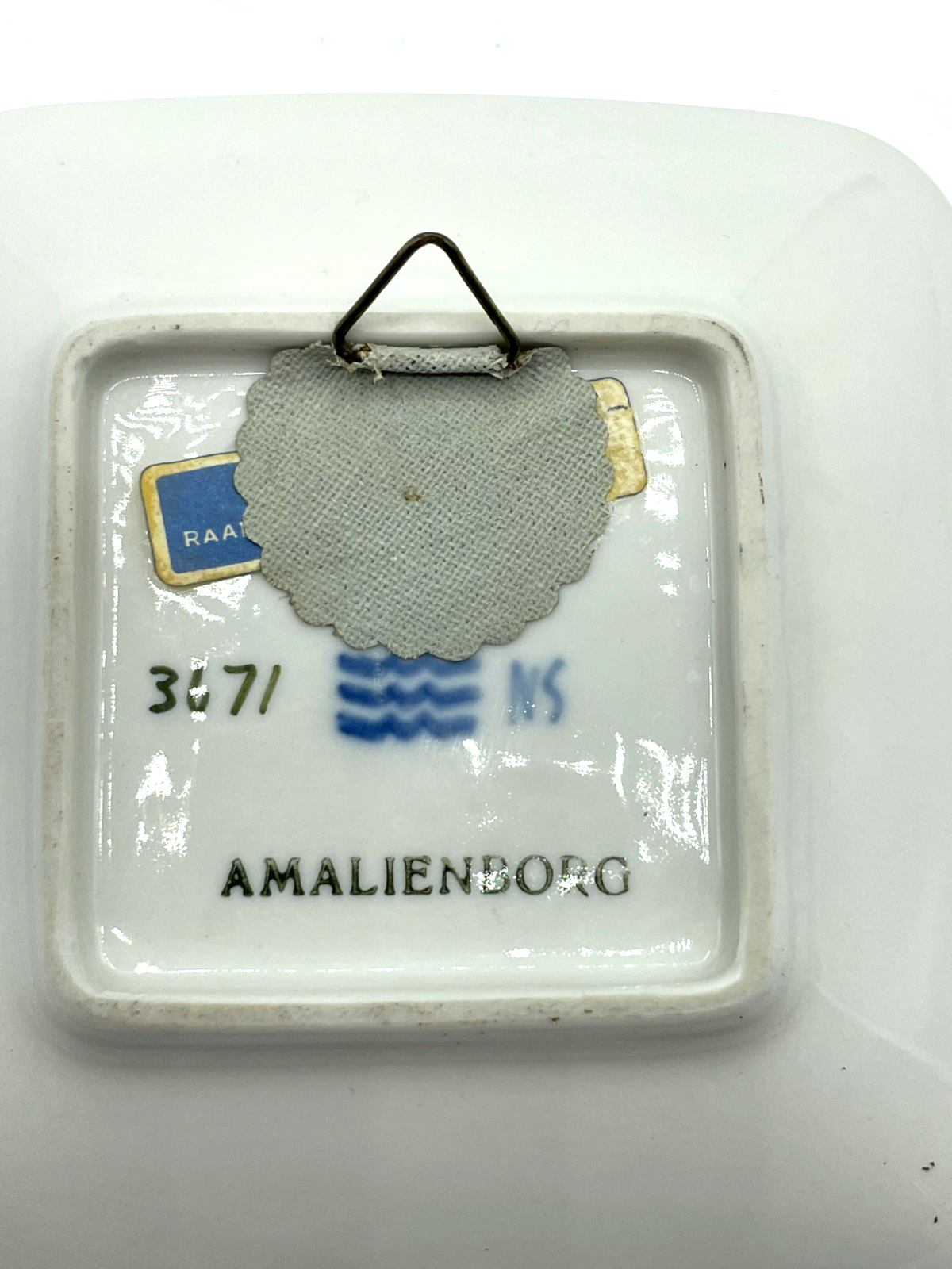 Vintage Royal Copenhagen Porzellan Plate Schälchen Amalienborg Schloss Ansicht8