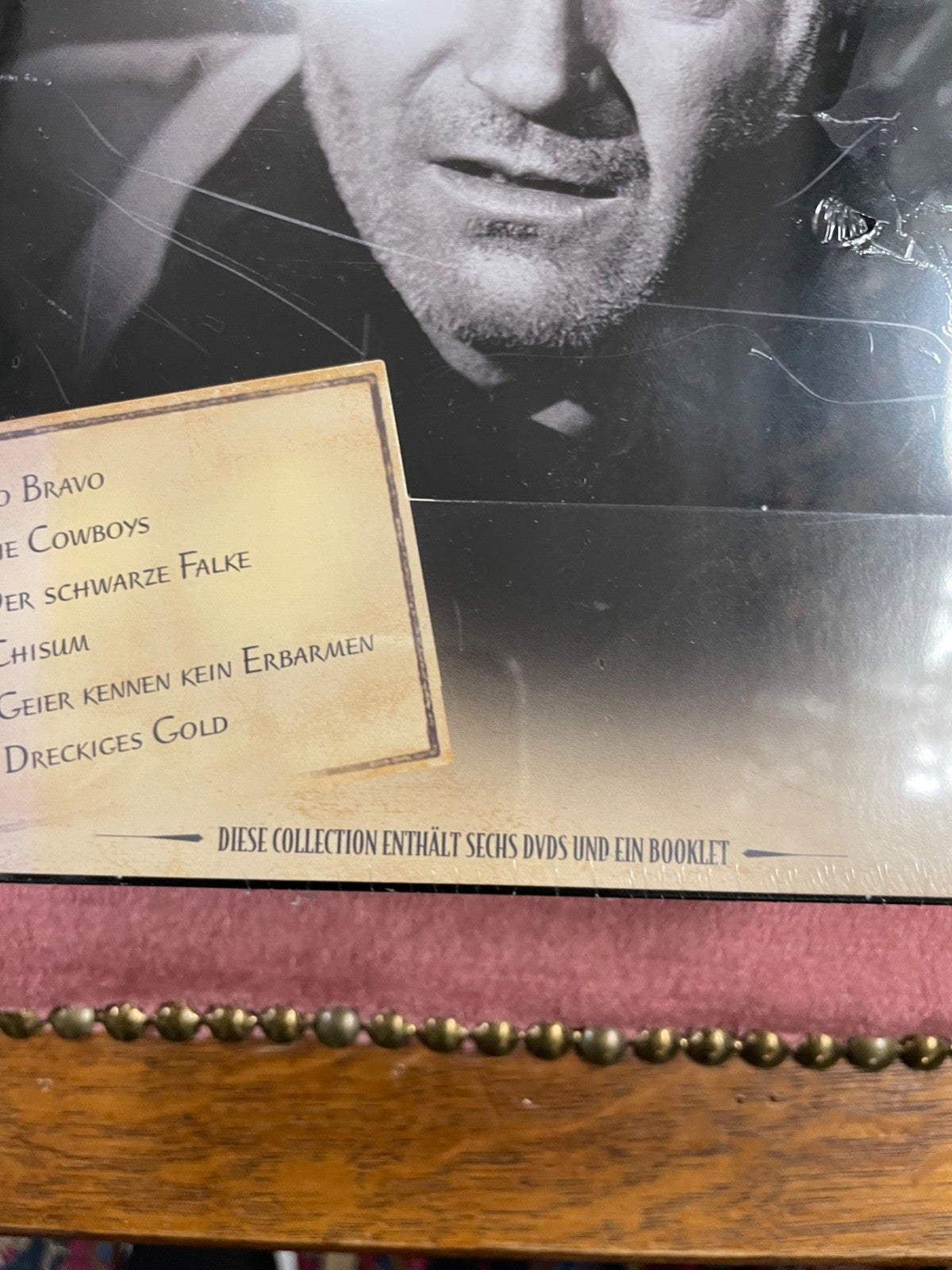 Original verpackt John Wayne Collection 6 DVD Sammlung Booklet in Metallbox2