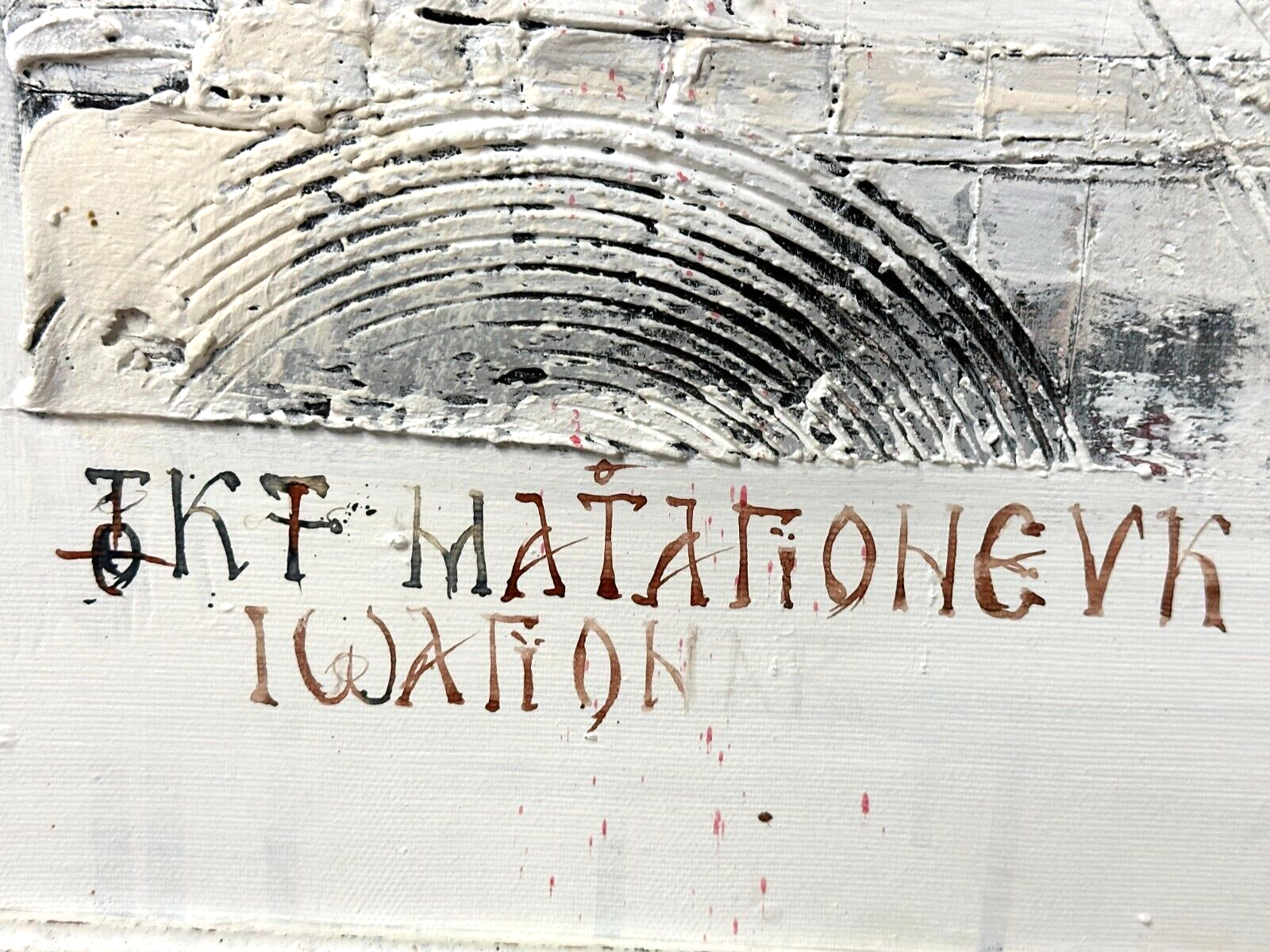 Nikola Zigon - Öl auf Leinwand Collage Mischtechnik - 2007 - gerahmt - signiert6