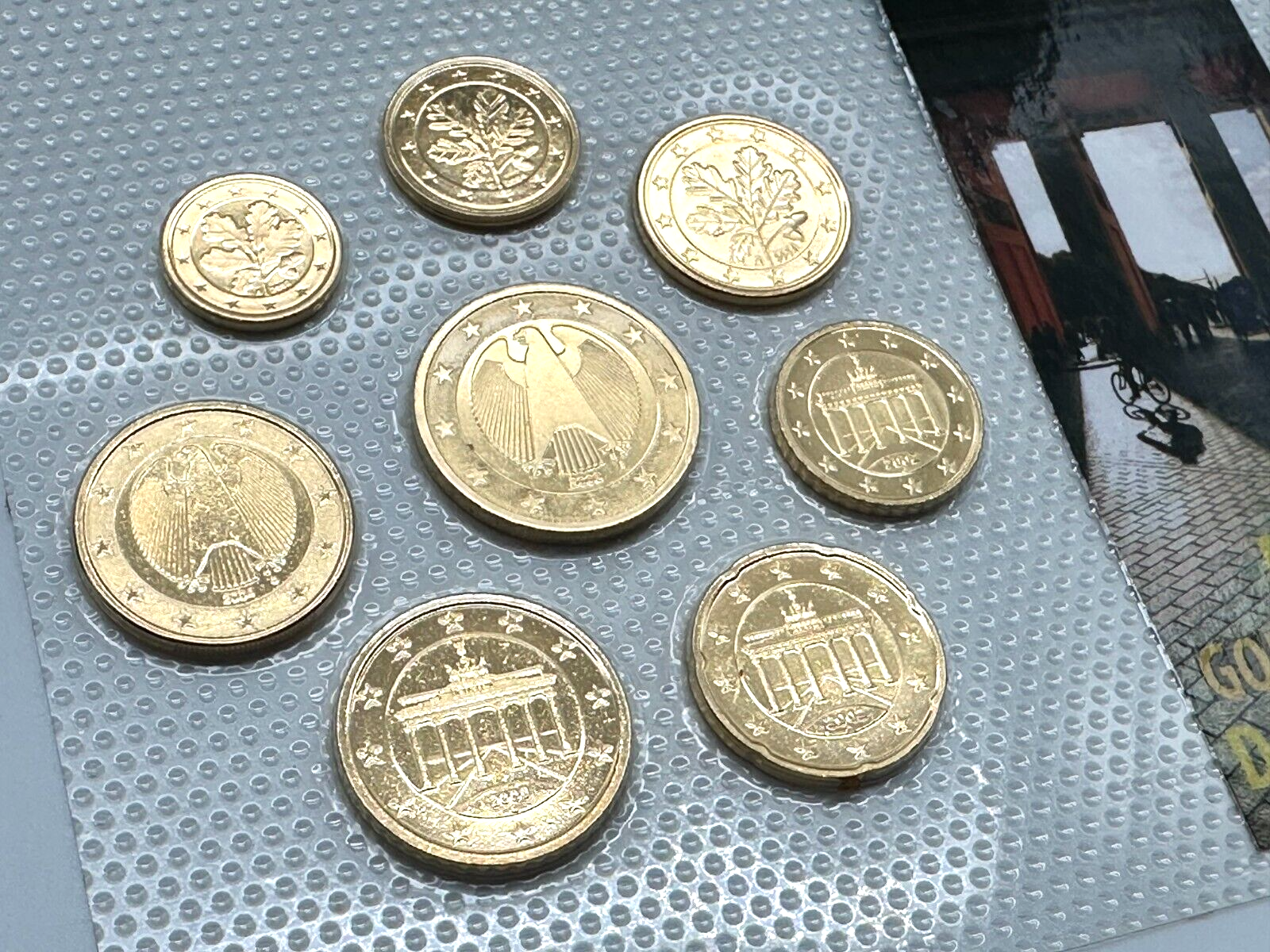 KMS Deutschland - 2002-2004 - Euro € 24ct Vergoldet - limt. Auflage 500 Stück3