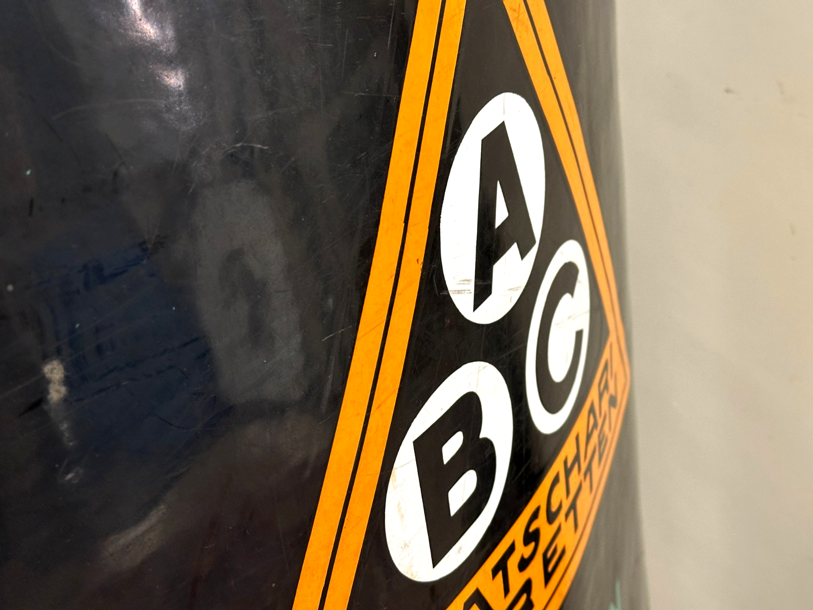A. Batschari Cigaretten „ABC“ – Emailschild um 1910 - 120×60 cm - Original4