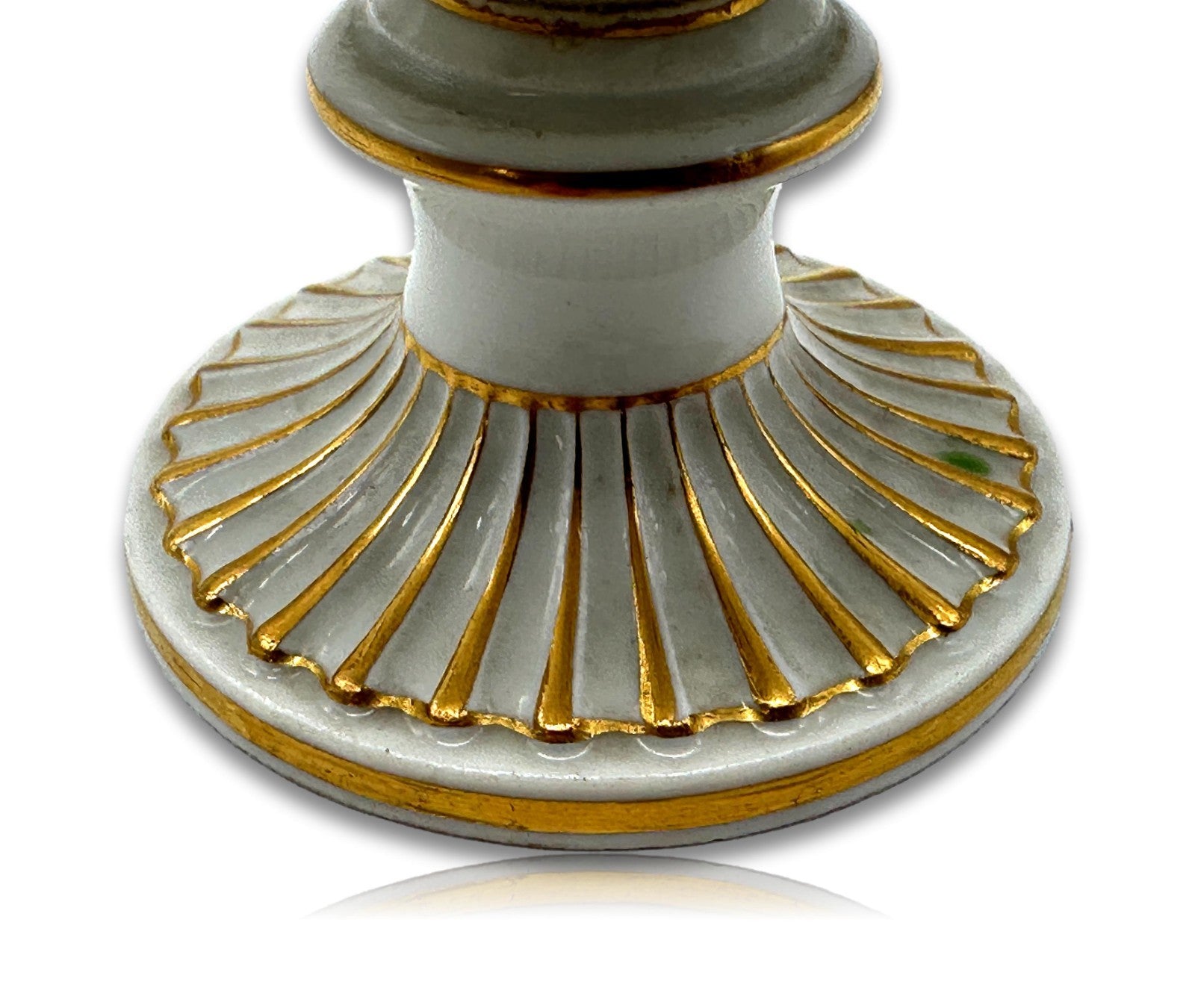Antike Meissen Amphorenvase um 1900 – Handbemalt mit Rosen & Goldstaffage11