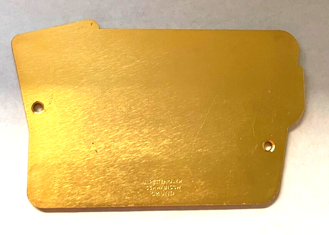 ADAC Heimatwettbewerb Württemberg 1984 Automobil Auto Plakette Car Badge2