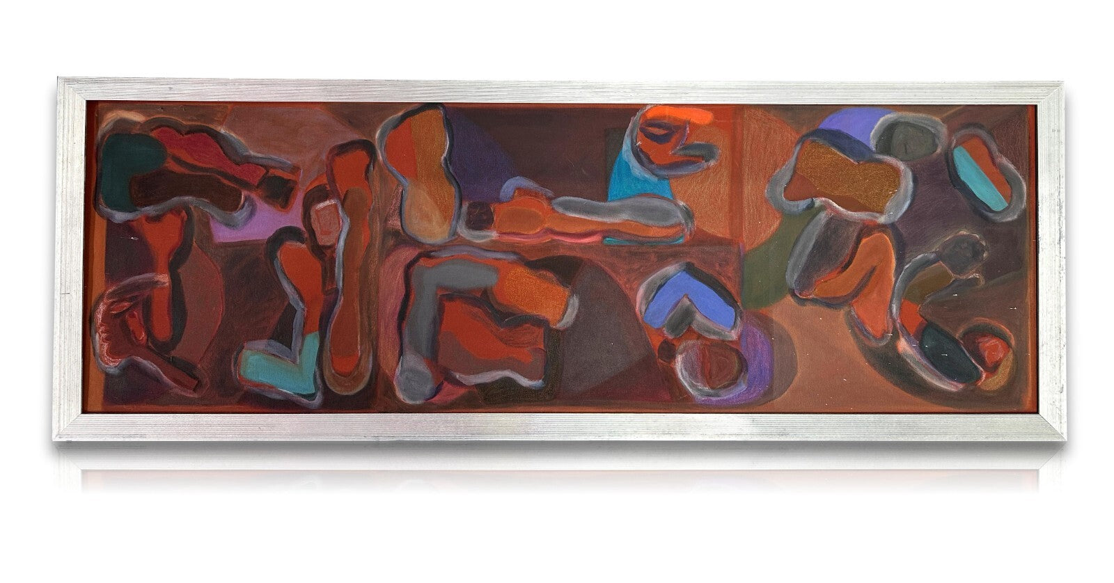 Ulla von Gierke (UvG) - 1986 – Abstrakte Komposition - Acryl auf Leinwand - sig0