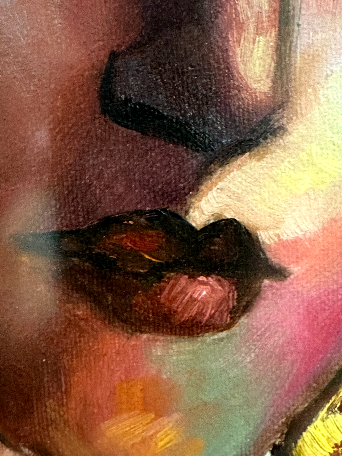 Öl-/Acrylmalerei - Damen Portrait - Frauenfigur in symbolistisch-surrealer Szene12