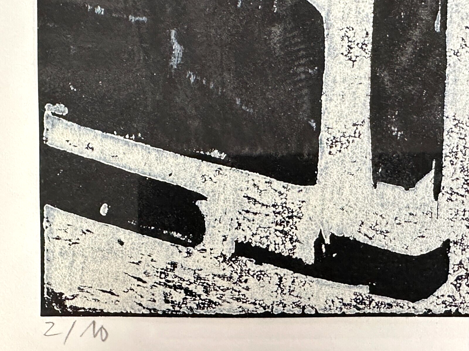 Rolf Urban - Linolschnitt auf Papier - signiert datiert nummeriert - gerahmt3