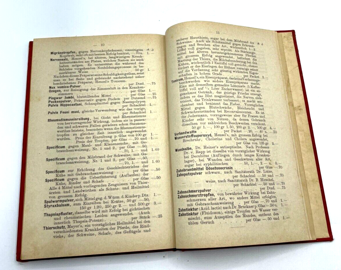 Buch Der Volksarzt Anleitung Selbstbehandlung Homöopathie Naturheilkunde um 192010