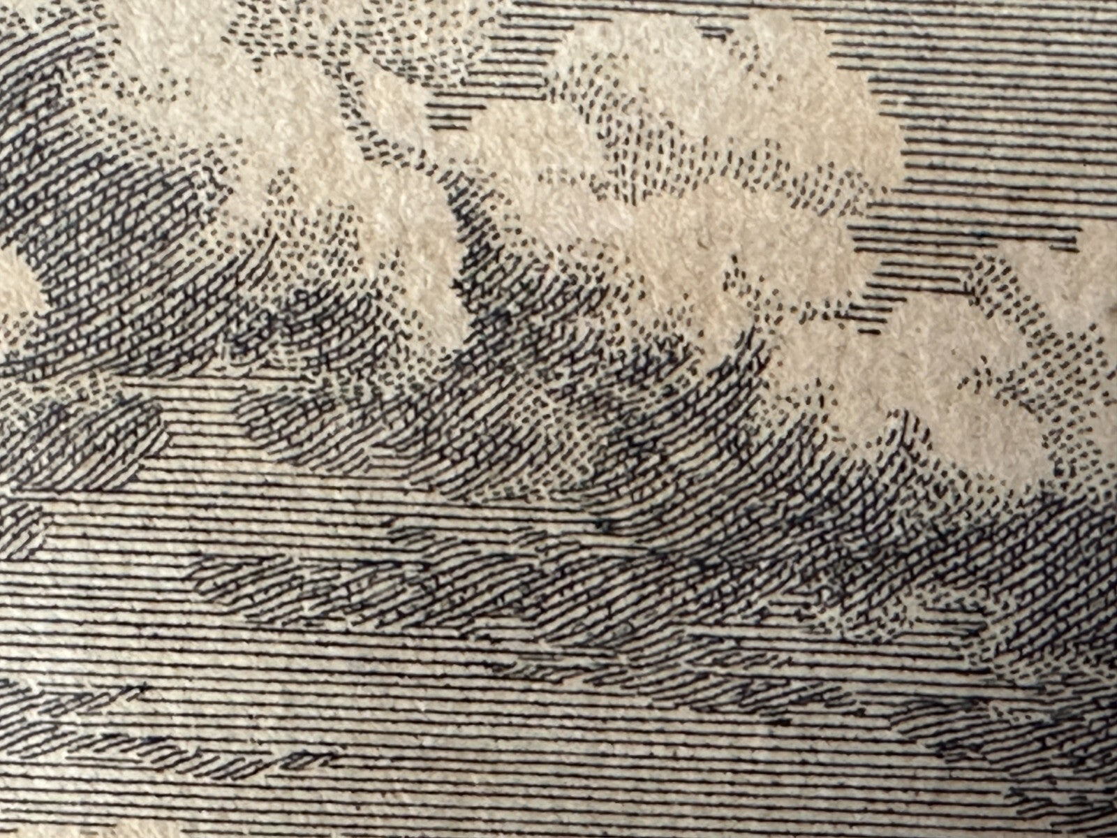 Behringersdorf Tucherschen - Kupferstich 1759 - gerahmt Passepartout hinter Glas10