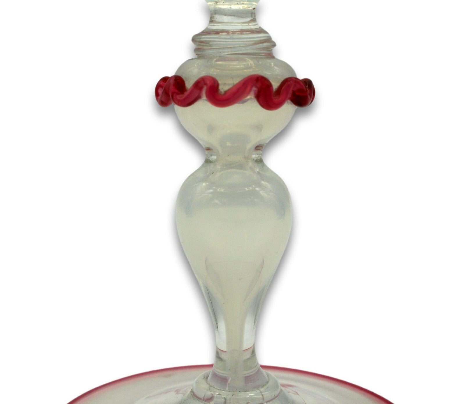 Murano - Glas mit Deckel Opak - Art Glass Design - Salviati - Italien - signiert3