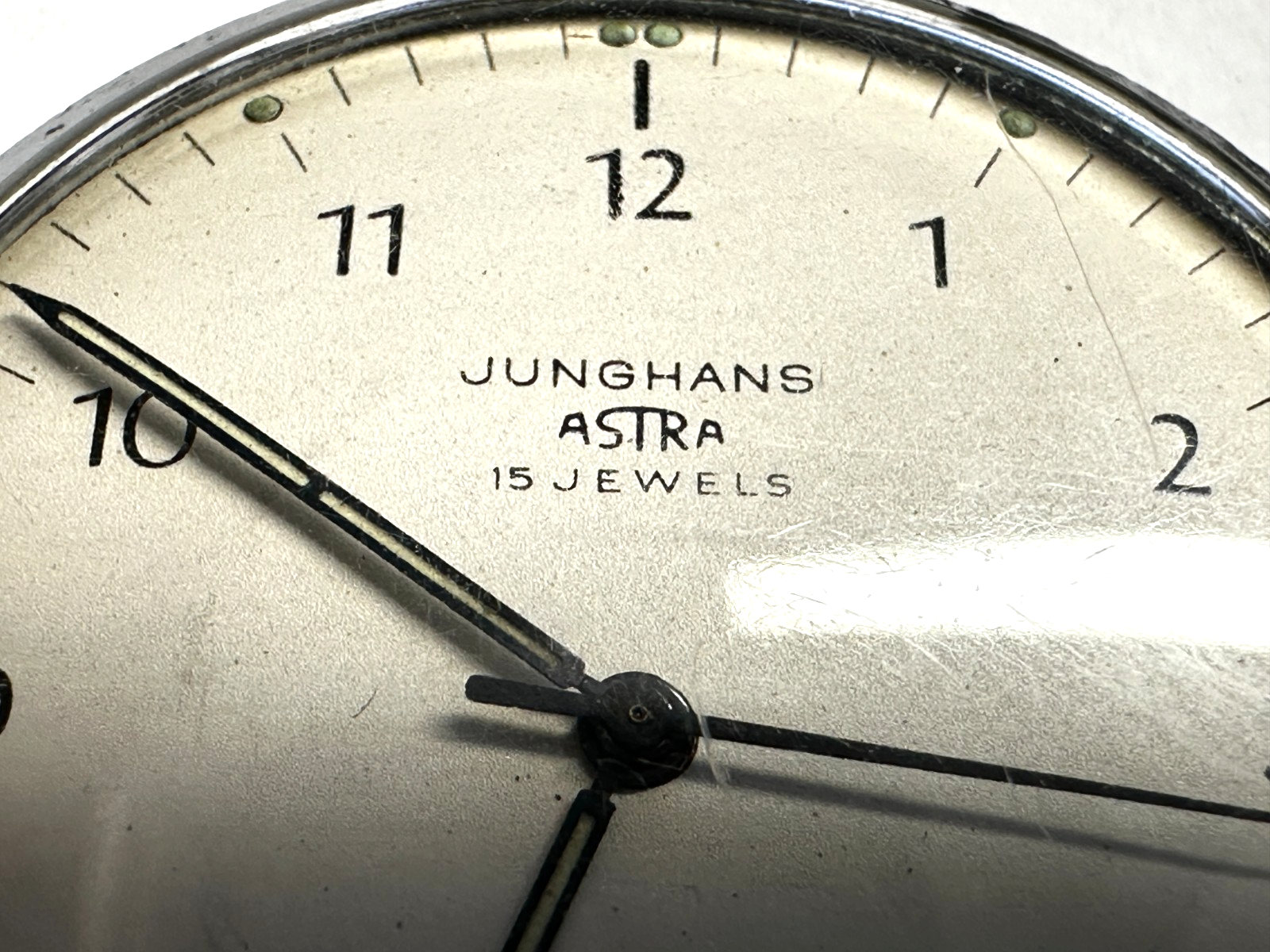 Junghans Astra - 15 Jewels - Cal. J 93S1 - Taschenuhr Uhr - 50er/60er Jahre2