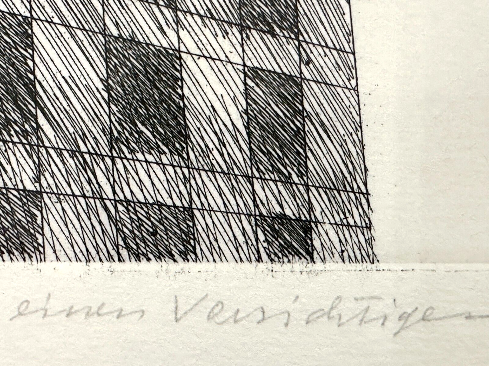 Paul Flora - Radierung um 1977 - 'Vor der Katastrophe... ' - signiert nummeriert7