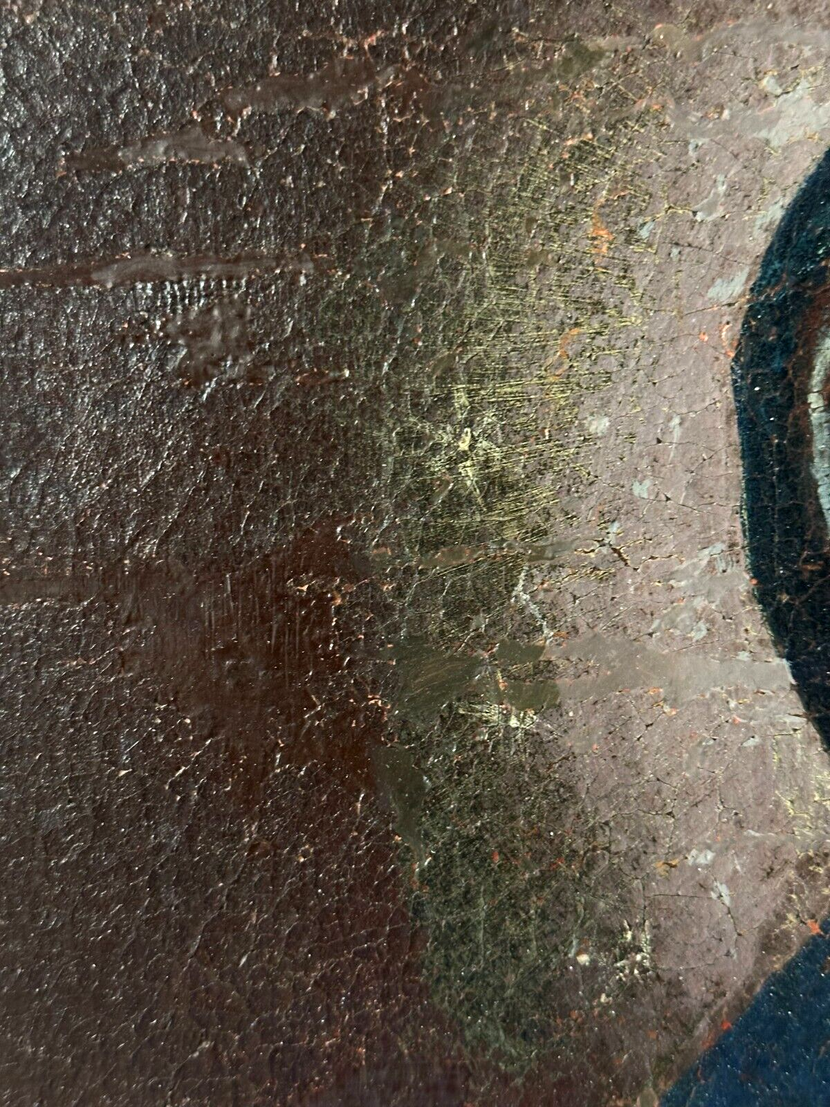 Öl auf Leinwand - barockes Gemälde - Maria lactans - stillende Mutter Gottes3