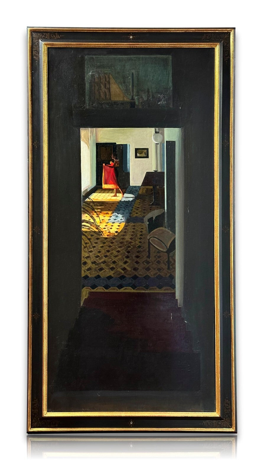 Behi Shamiri - Interno E Luce III - Öl auf Leinwand - gerahmt & signiert0