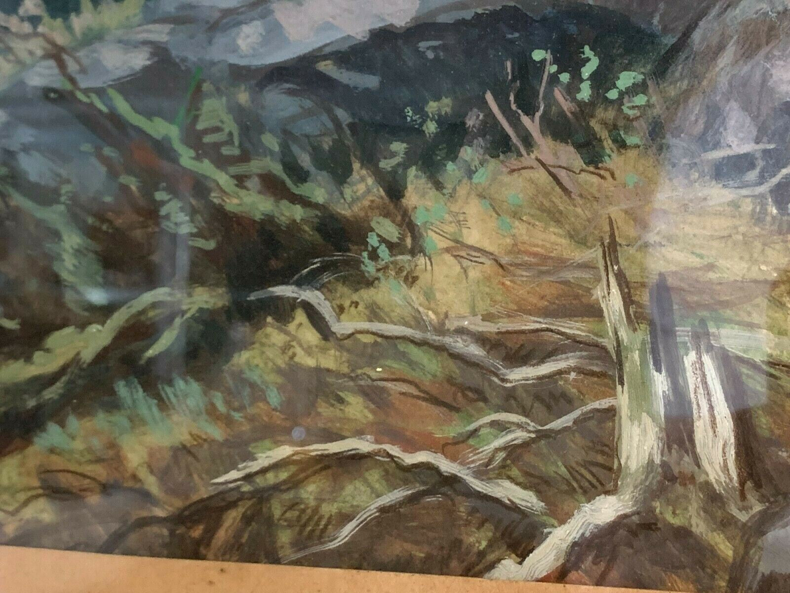 Dreisesselberg Bayrischer Wald - Adolf Hofbauer - Gouache auf Papier - signiert3
