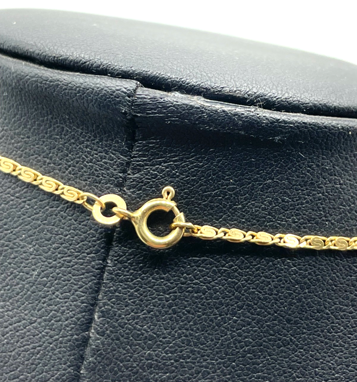 Solide FBM 333 Gold 8 K Halskette Mäander Kette Juwelier L 42 cm B 2 mm unisex3
