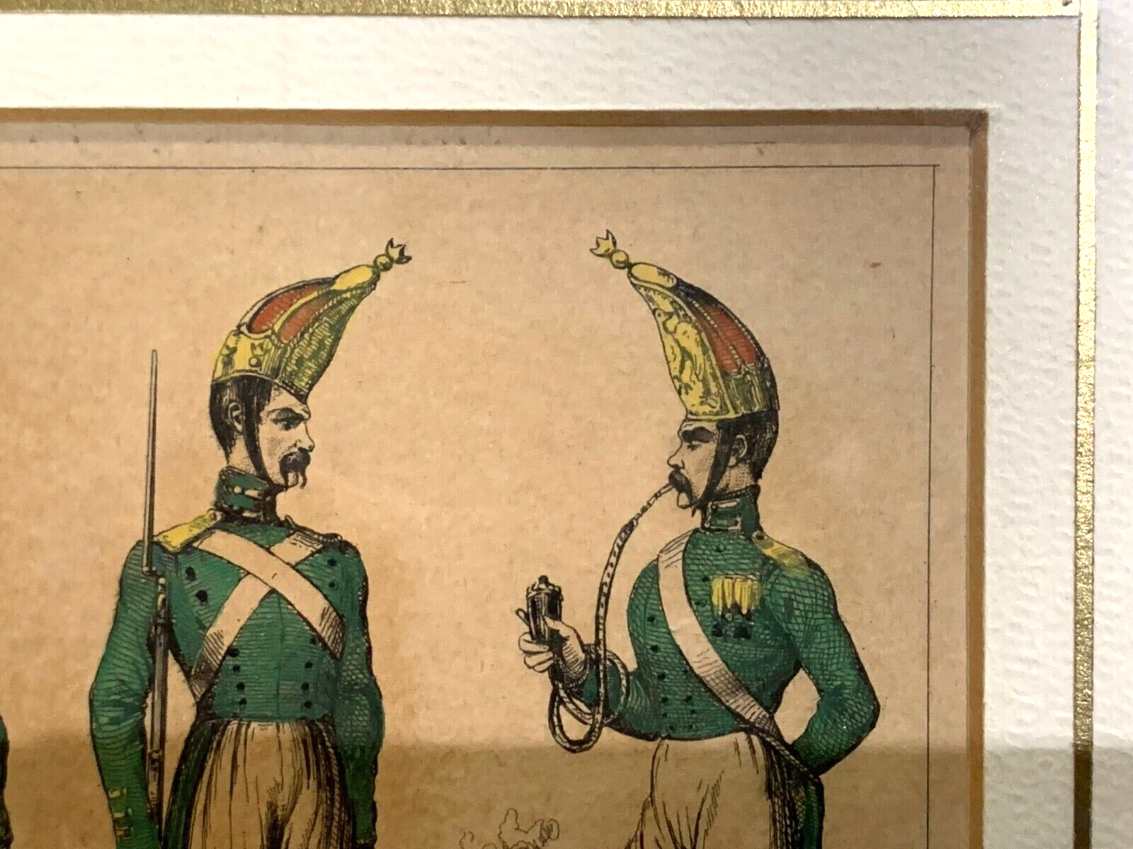 Lacauchie - Stahlstich koloriert - Russische Grenadier Garde - Uniform 18122