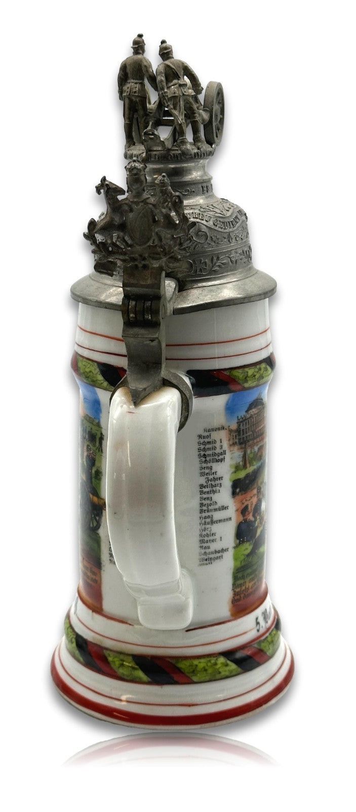 Reservistenkrug Württemberg FA-Regt. Nr. 65 Ludwigsburg 1906–08 – Kanonier5