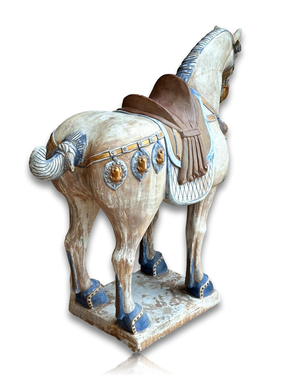 XL Tang Pferd Horse - Tang Dynastie - Chinesisches Kriegspferd - Gebrannter Ton6