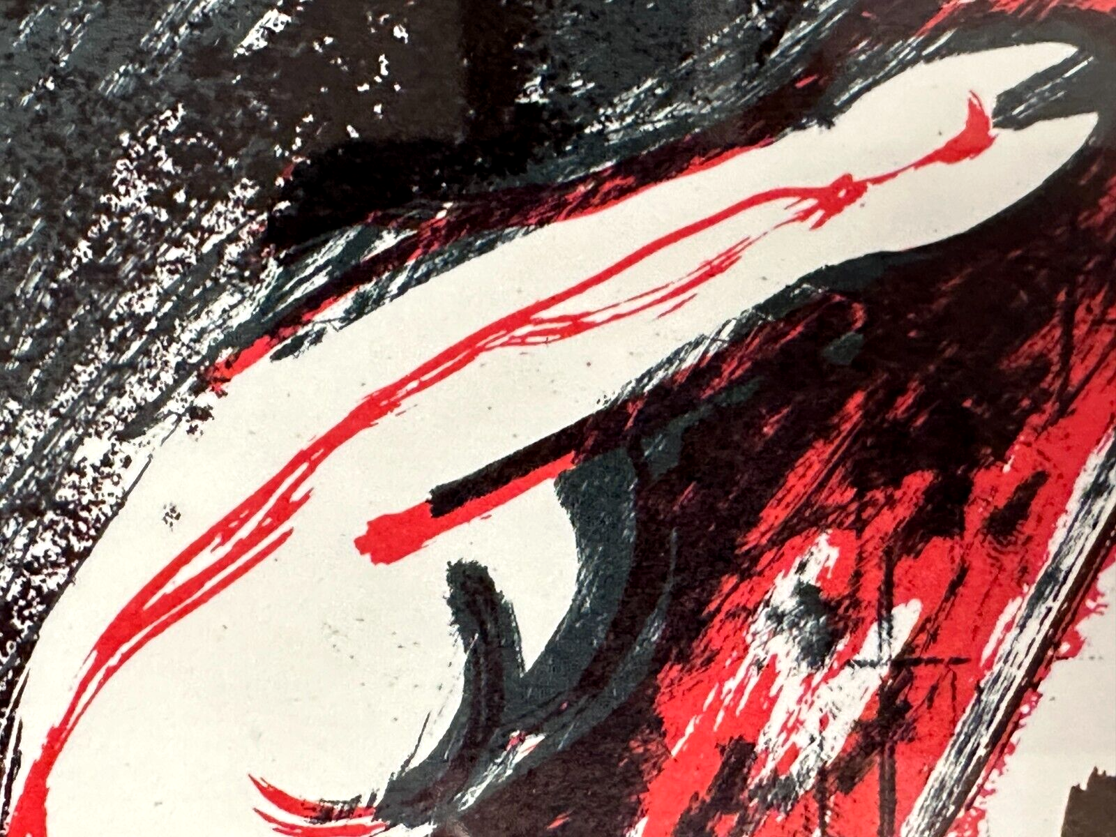 Rolf Bonvie - farbige Lithographie - Untitled - 1986 - nummeriert signiert7