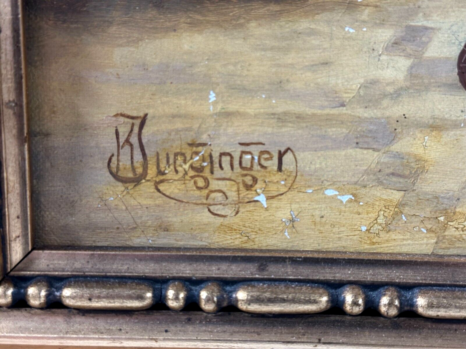 Öl auf Leinwand - Jesus und Judas - K. Junginger - Kopist nach Adolf Schmitz7