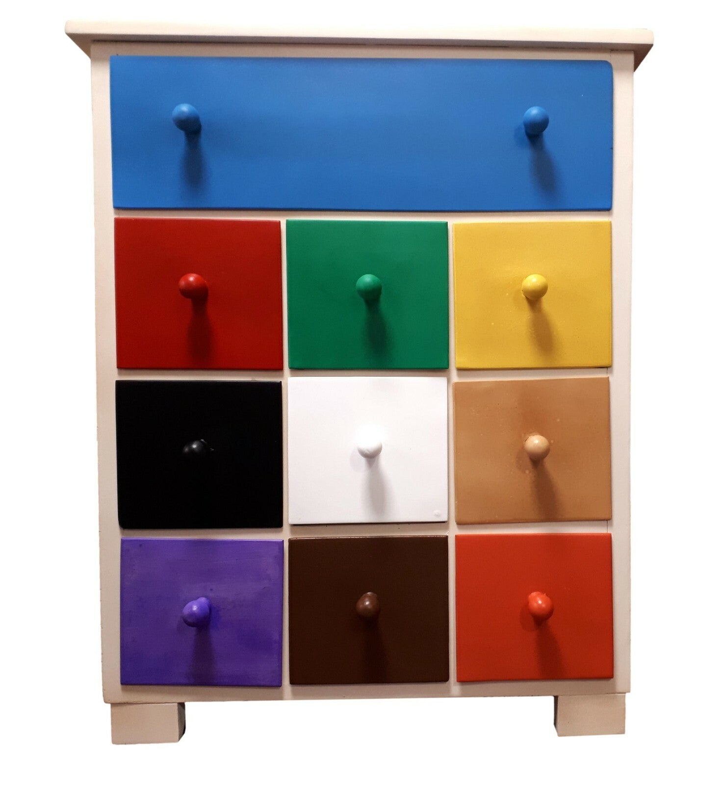 Kommode massiv Holz Fichte - um 1890 - Design Kommode - Pop Art - Unikat!0