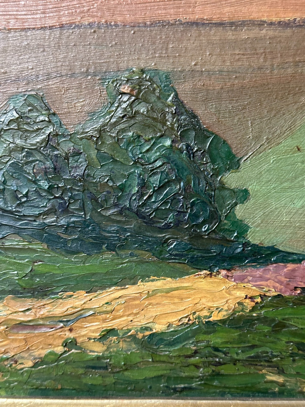 Reiner Wagner - Öl auf Platte - bayrisches Alpenvorland - signiert - gerahmt6
