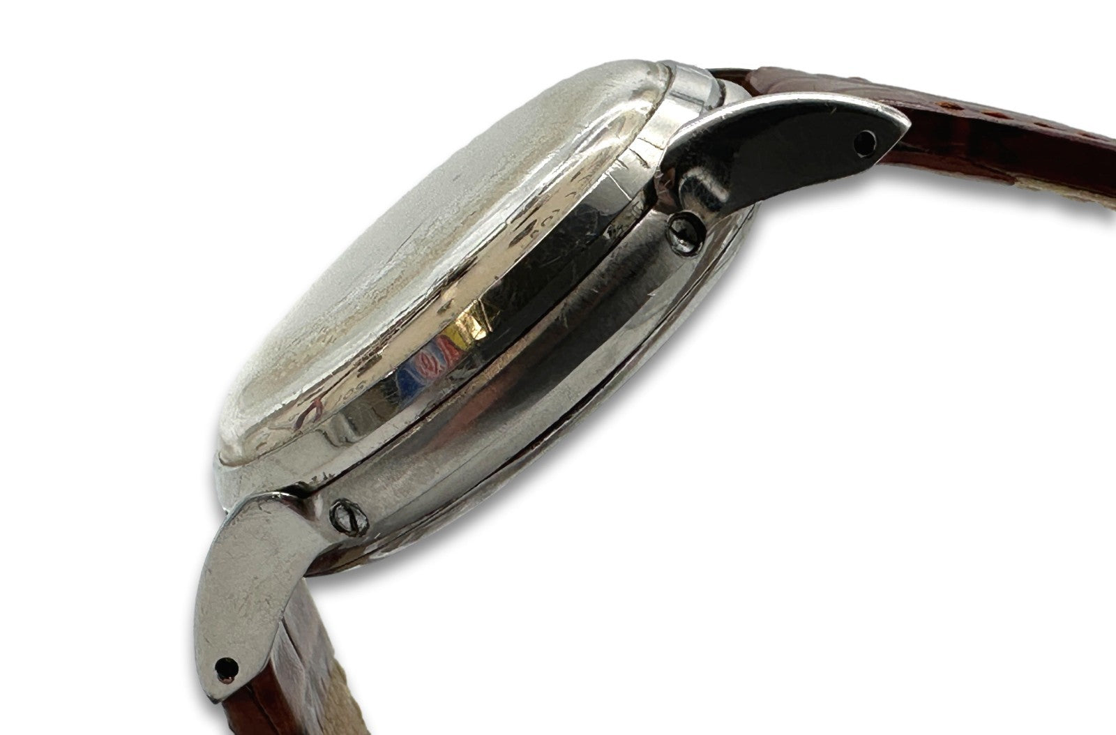 Leonidas Uhr - Mondphase Day-Date - Pointer Date - Stahl - 35,5mm - ca. 1950er5