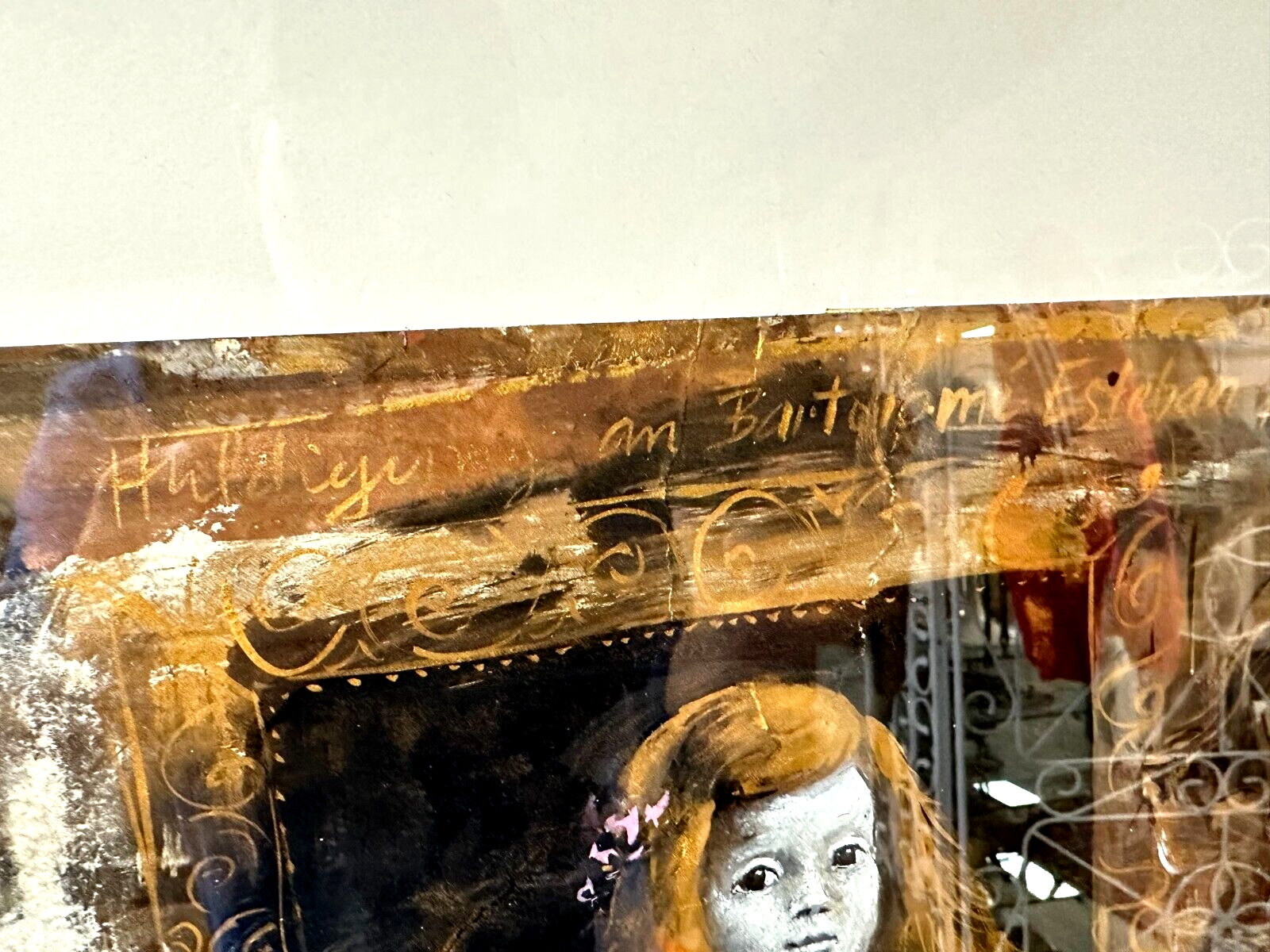 S. Wagner - Mischtechnik - Hommage an Velázquez & Murillo - Infanta Margarita6