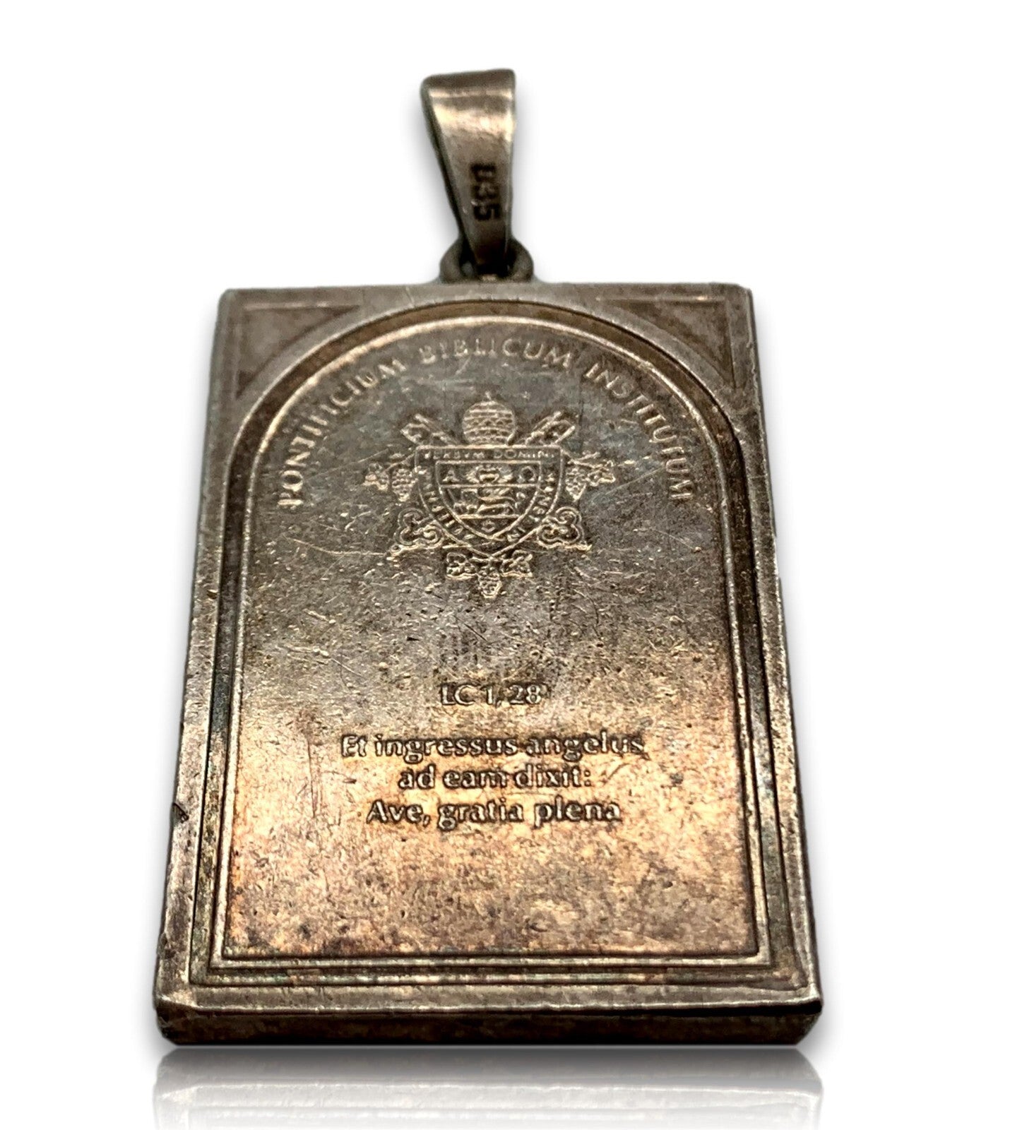 Anhänger Schmuckanhänger - 999/1000 Silber - Päpstliches Bibelinstitut um 19154