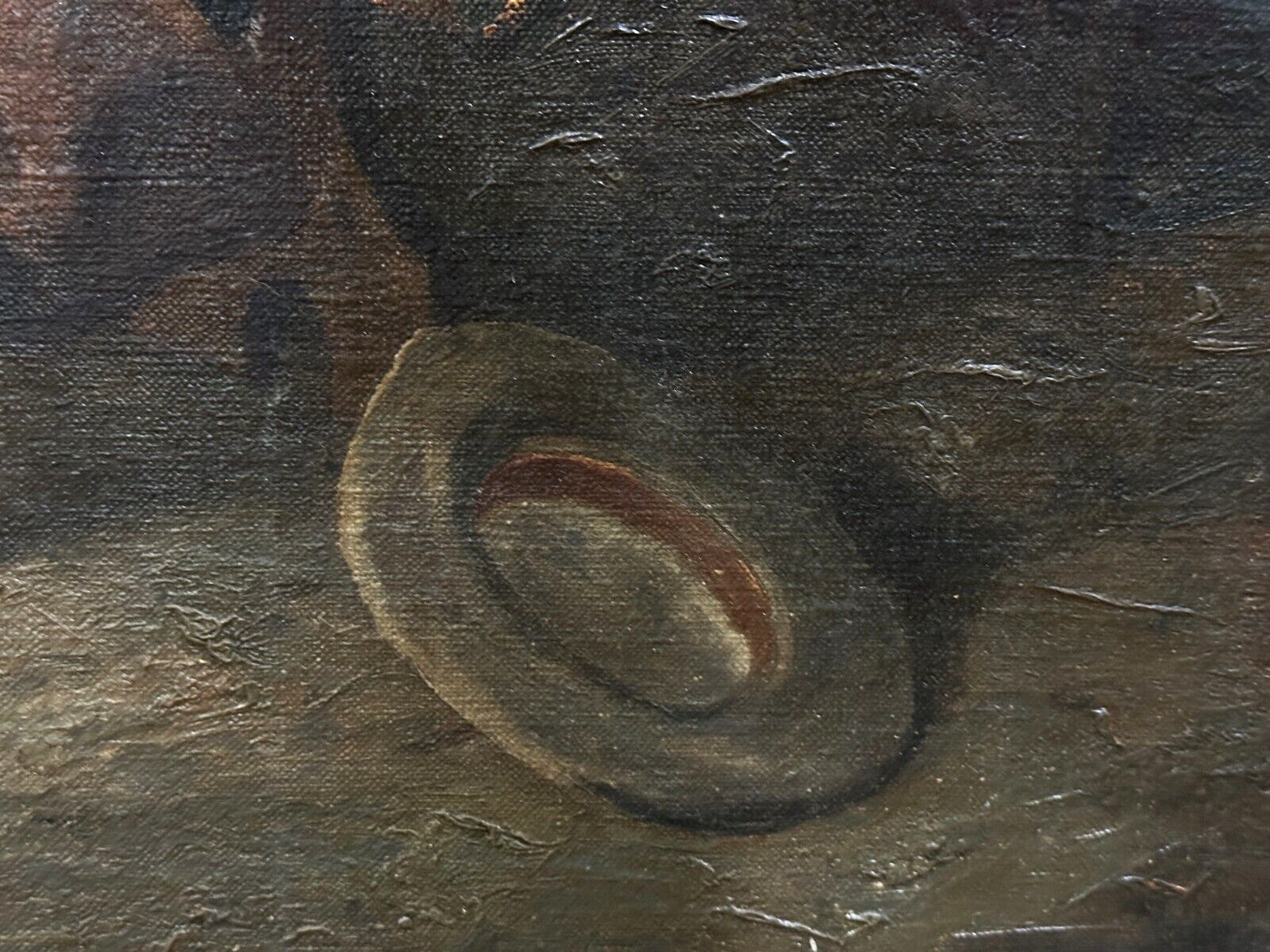 Wilhelm Friedrich Giessel 1869-1938 - Herrenrunde - Öl Leinwand signiert - Genre8