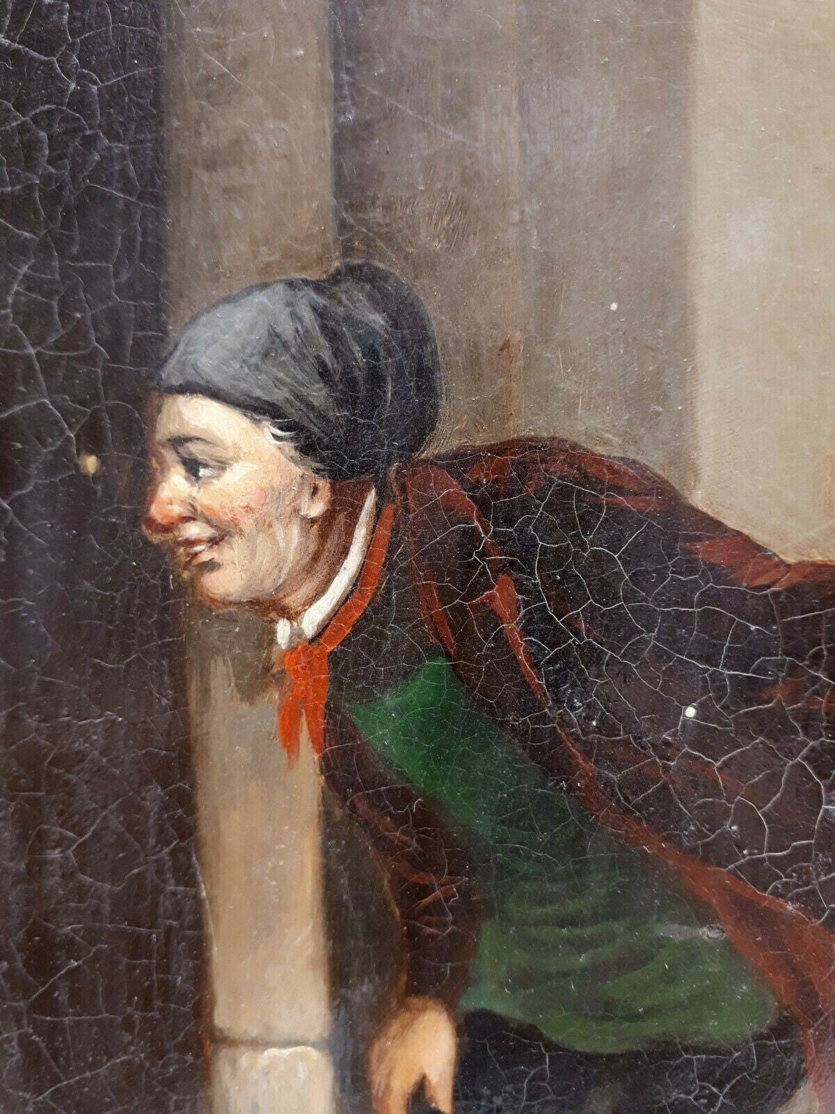 Fritz SONDERLAND 1836-1896 - Düsseldorfer Schule - Gemälde auf Blech - signiert1