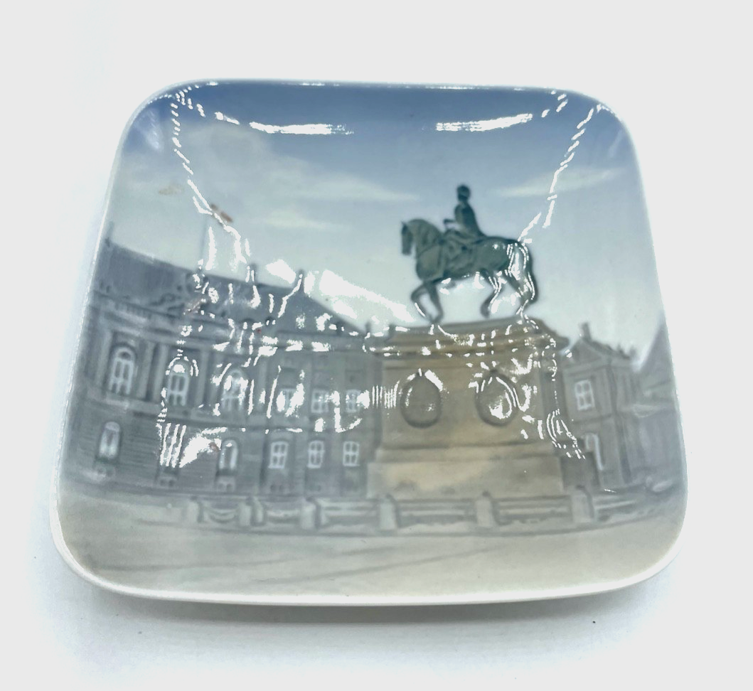 Vintage Royal Copenhagen Porzellan Plate Schälchen Amalienborg Schloss Ansicht4
