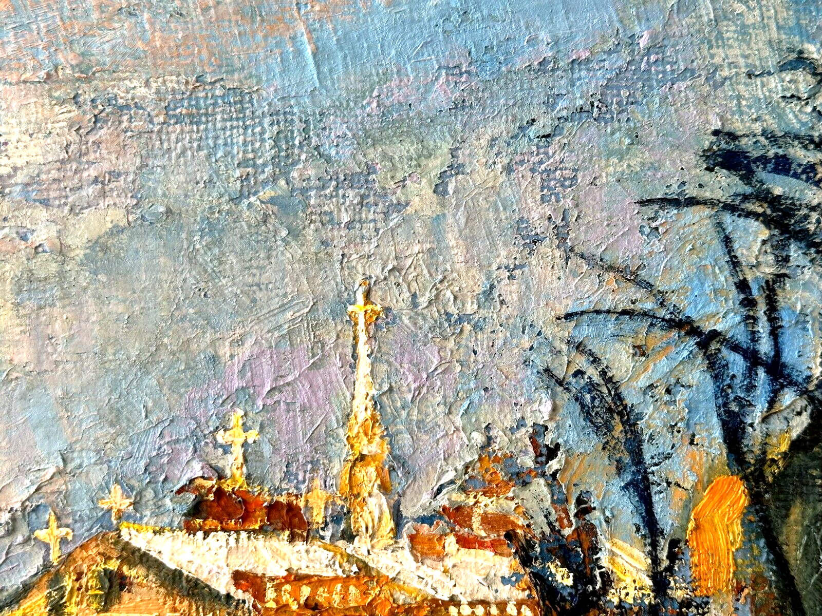 Öl auf Leinwand - Lisa Mikhailova - St. Petersburg Gribojedow-Kanal - gerahmt2