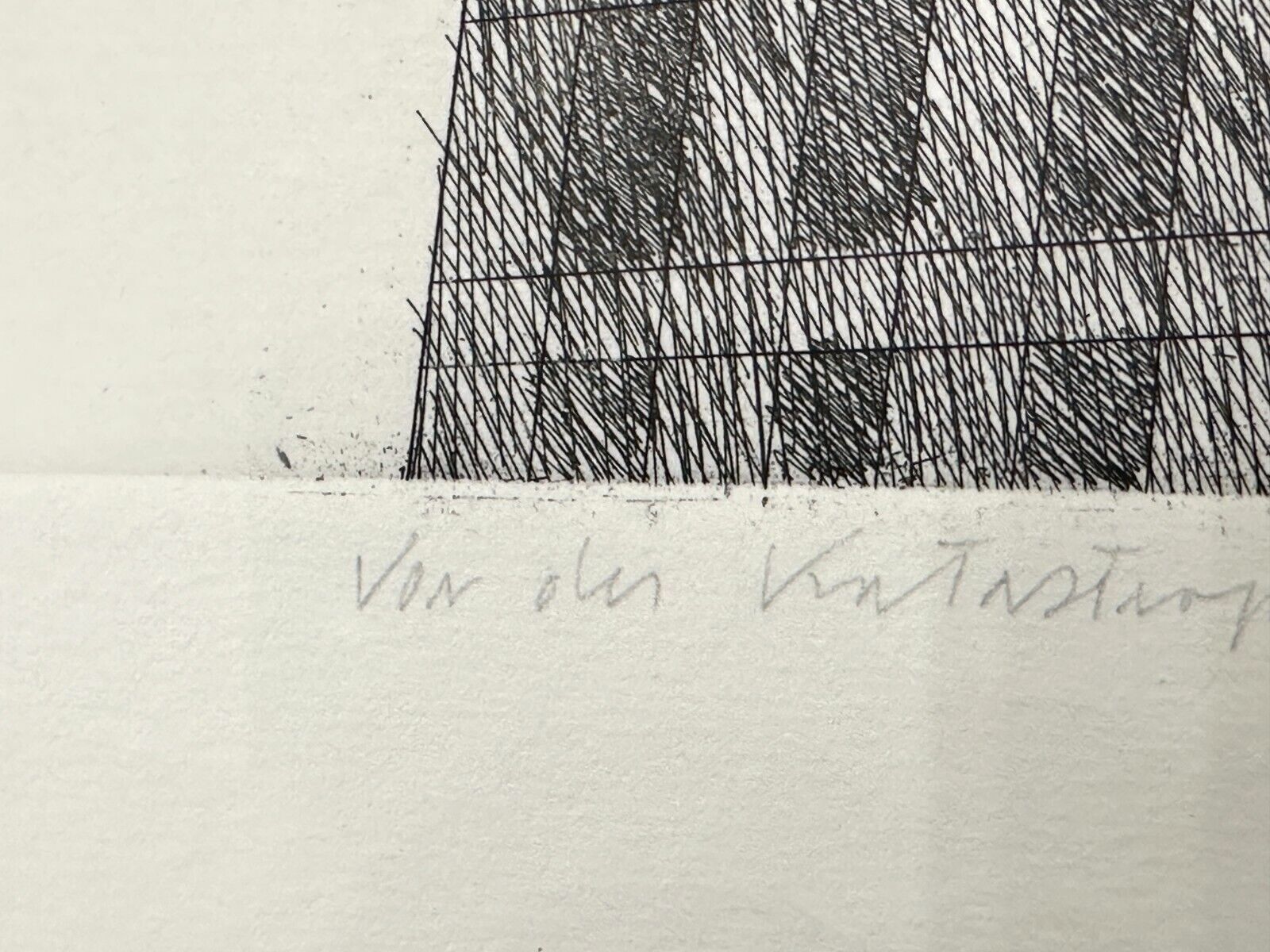 Paul Flora - Radierung um 1977 - 'Vor der Katastrophe... ' - signiert nummeriert10