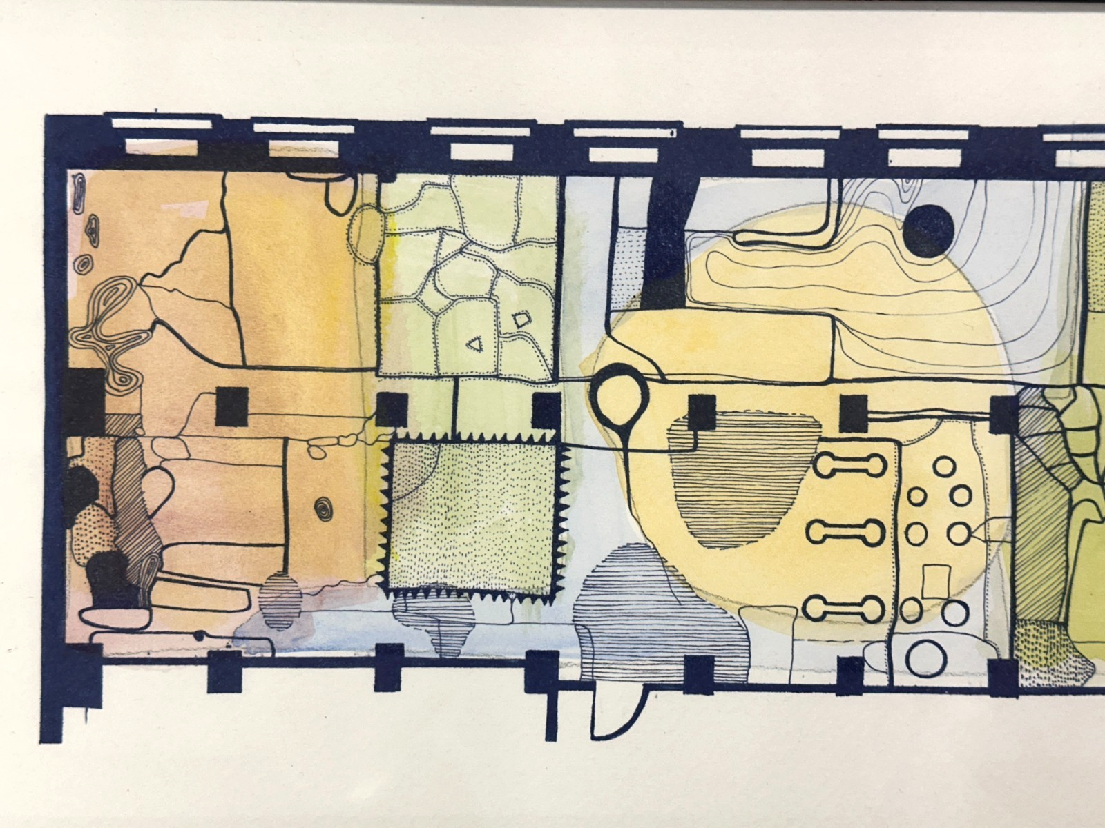 Frauke Schlitz – „Mappa“, 2007 - kolorierte Lithografie - signiert & nummeriert3
